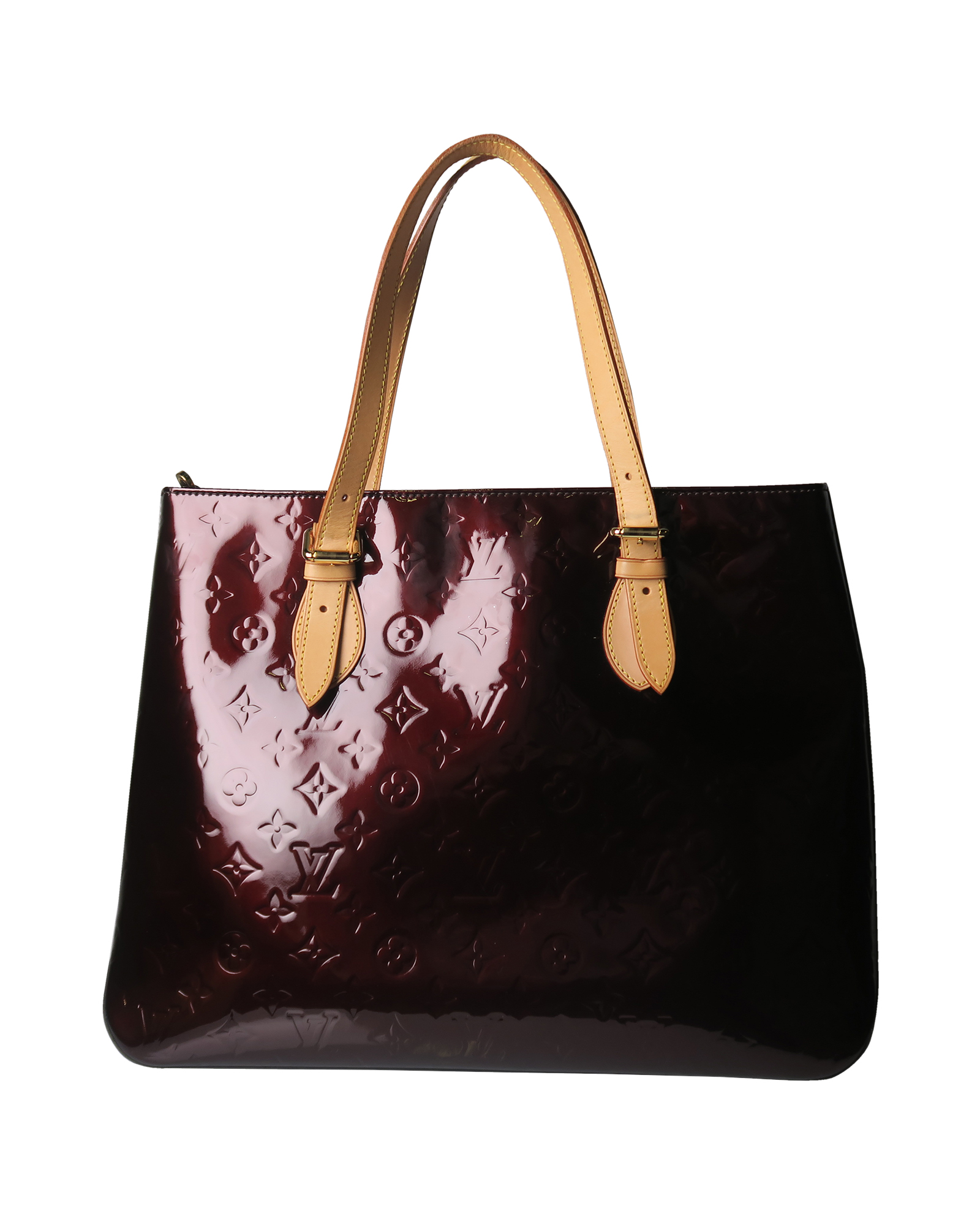 Louis Vuitton Brentwood Patent Leather Shoulder Bag