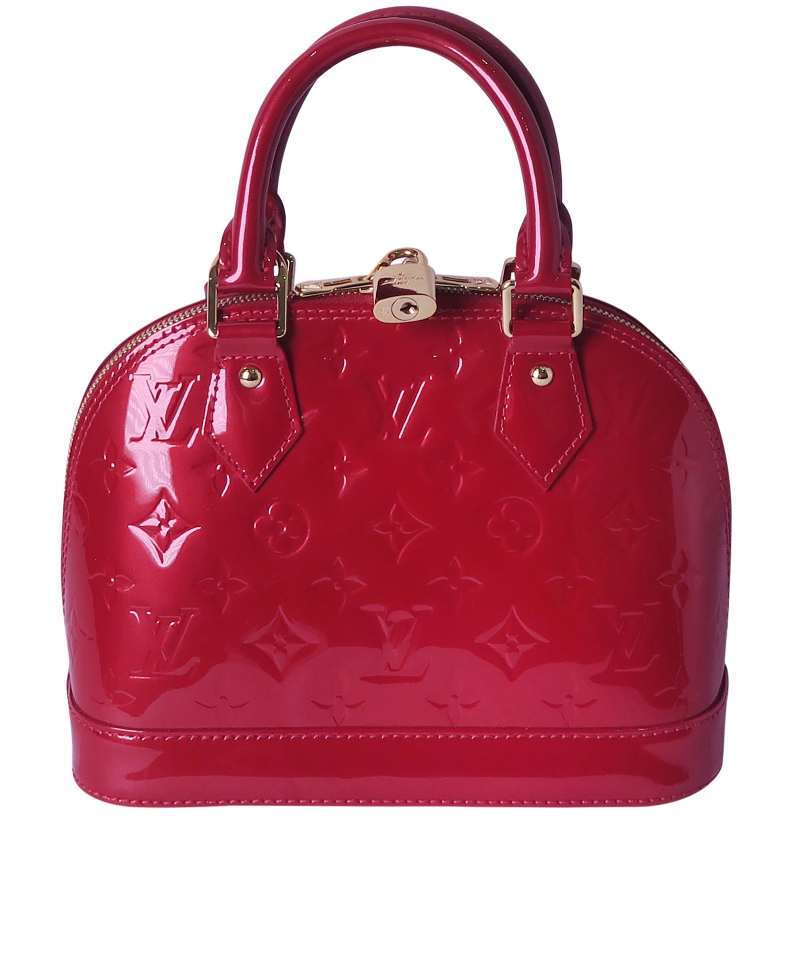 LL Armcandy of the week: Louis Vuitton Alma Mini in red - Luxurylaunches