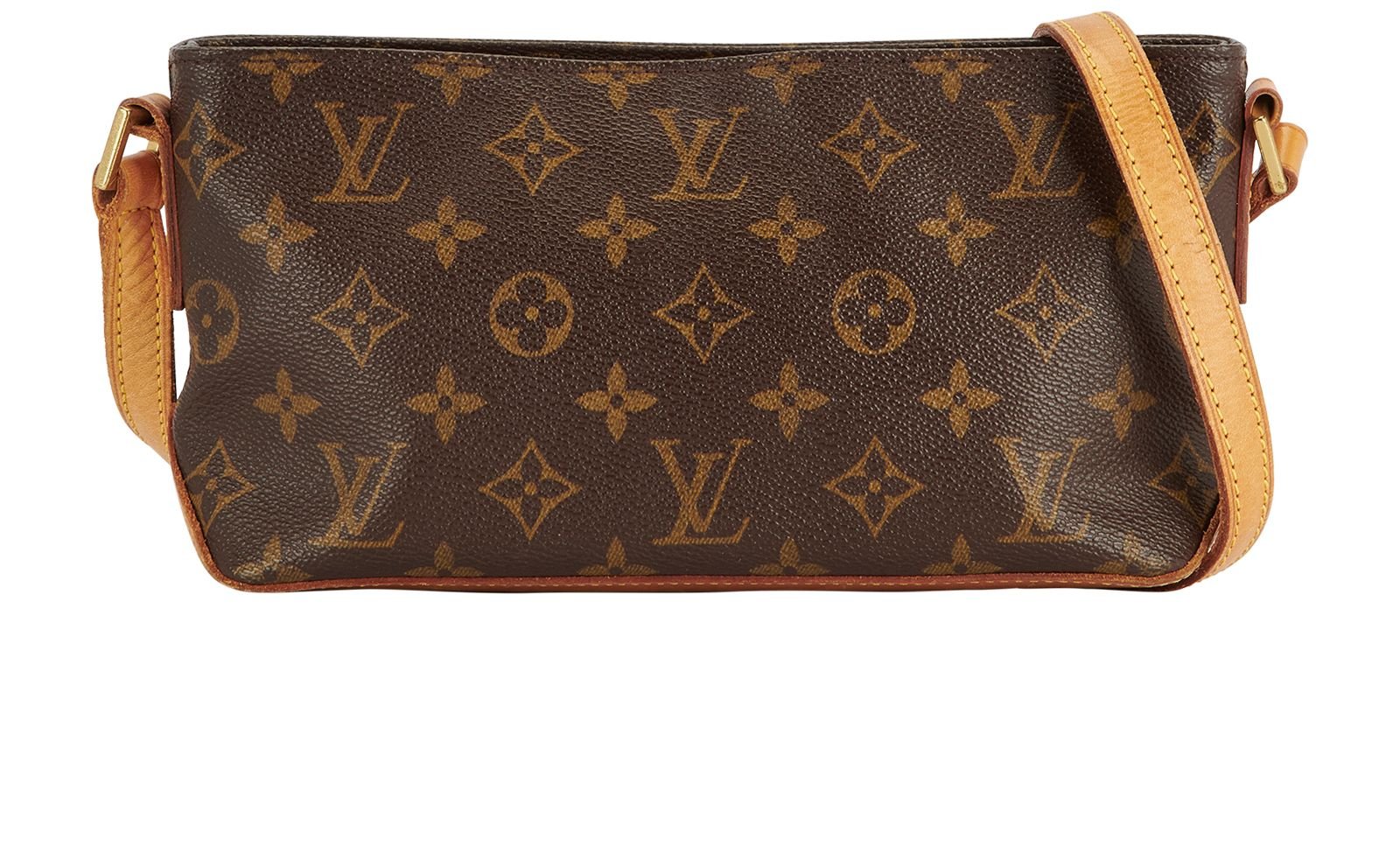 Trotteur, Used & Preloved Louis Vuitton Crossbody Bag, LXR Canada, Brown