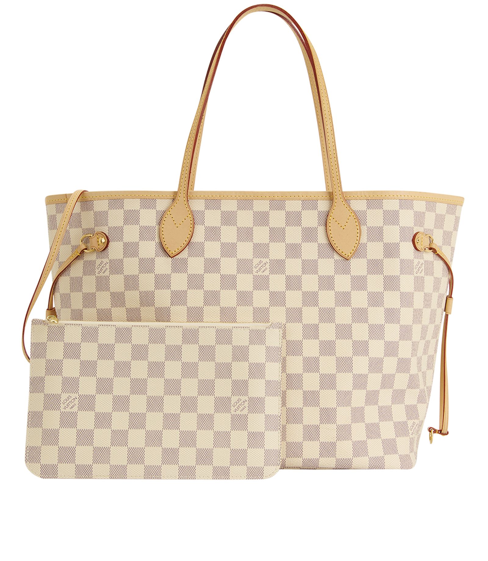 Louis Vuitton, Bags, Brand New Louis Vuitton Neverfull Gm Bag Damier Azur  Beige
