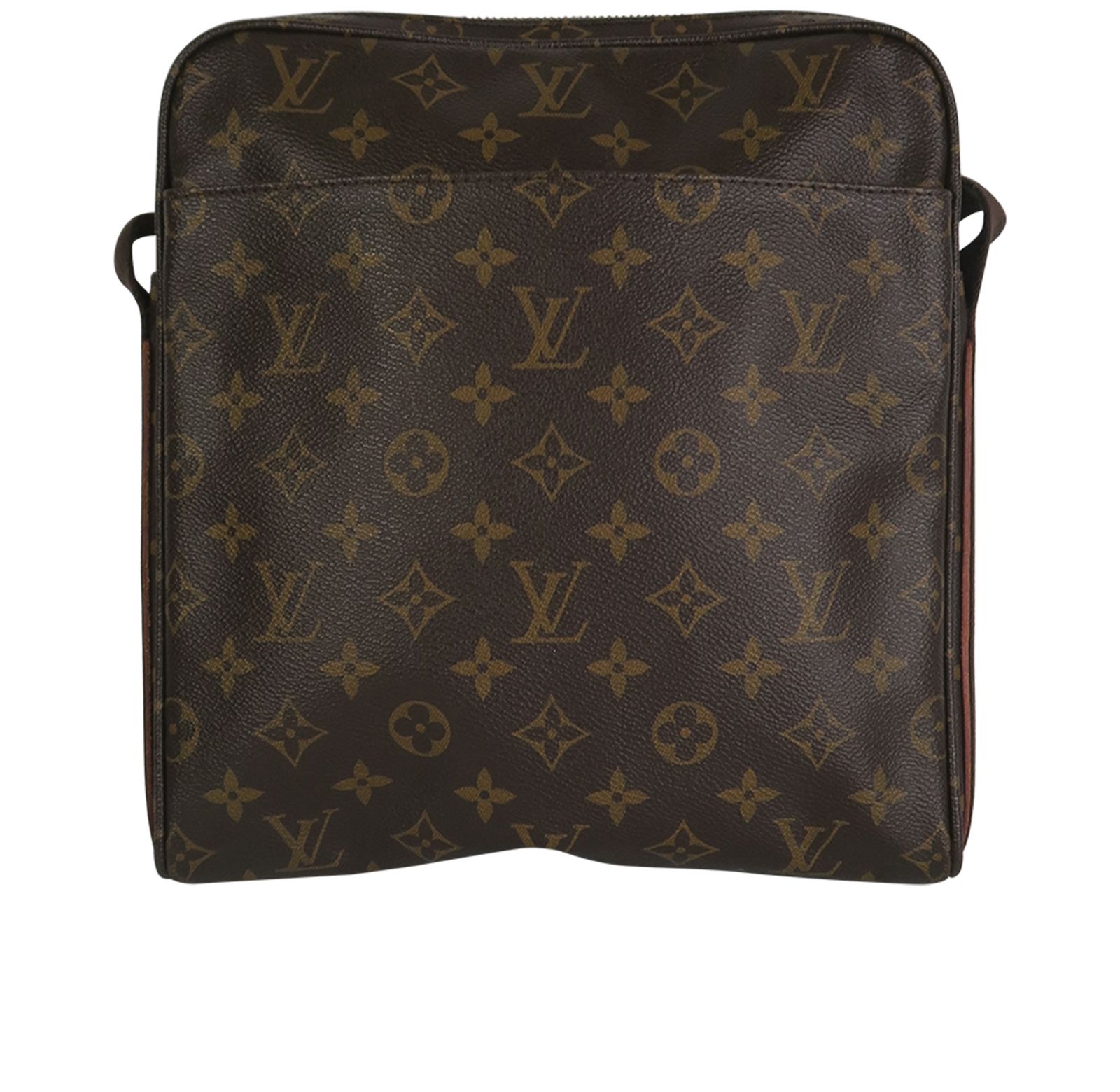 Louis Vuitton - Authenticated Trotteur Handbag - Cloth Brown for Women, Good Condition