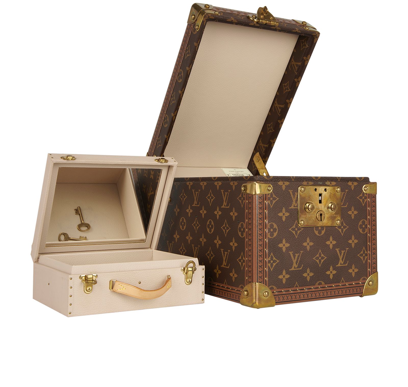 Louis Vuitton Monogram Canvas Boite Falcons Beauty Cosmetic Trunk Case