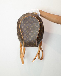 Ellipse cloth backpack Louis Vuitton Brown in Cloth - 34672473