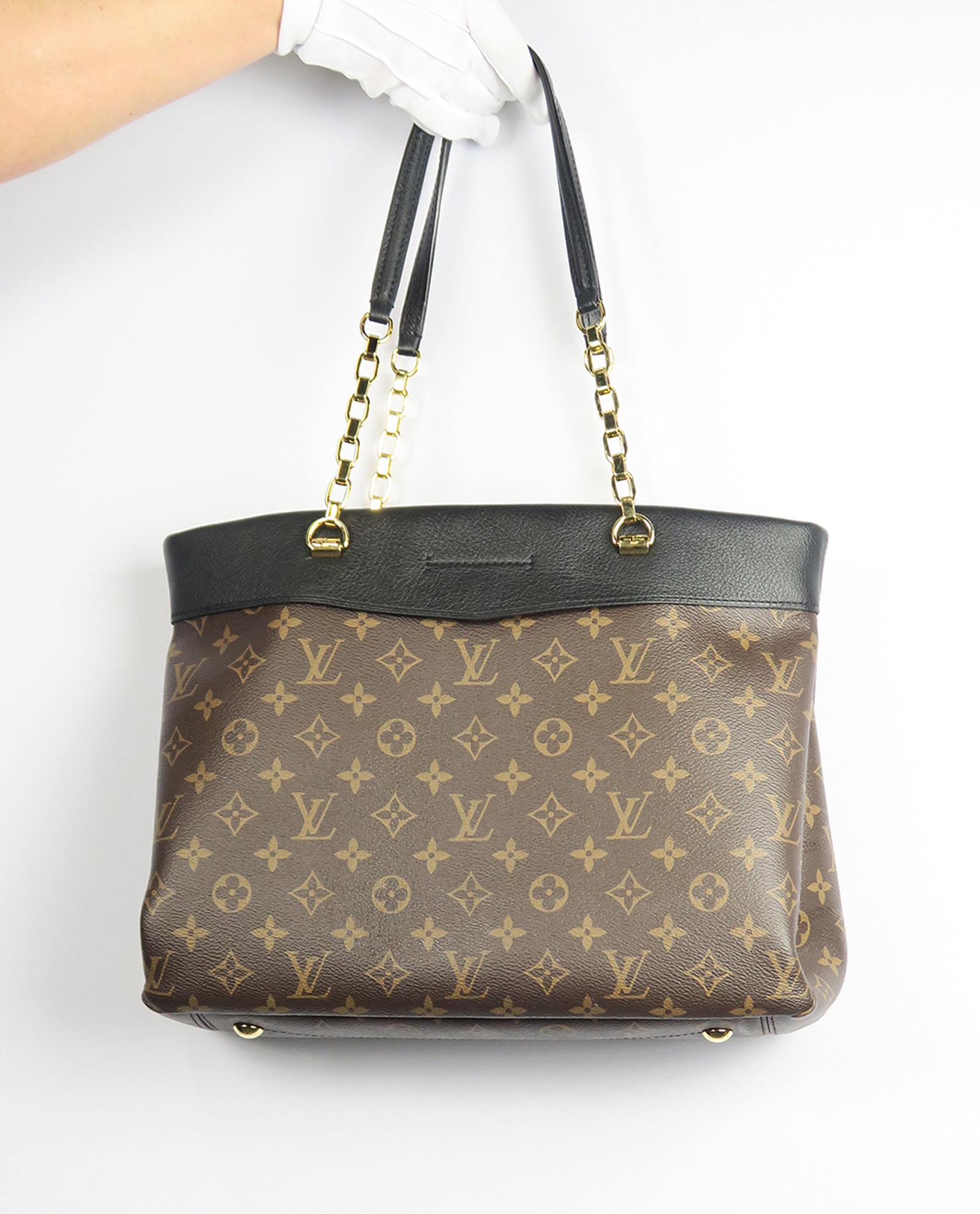 Louis Vuitton Pallas Shopper Monogram Shoulder Bag