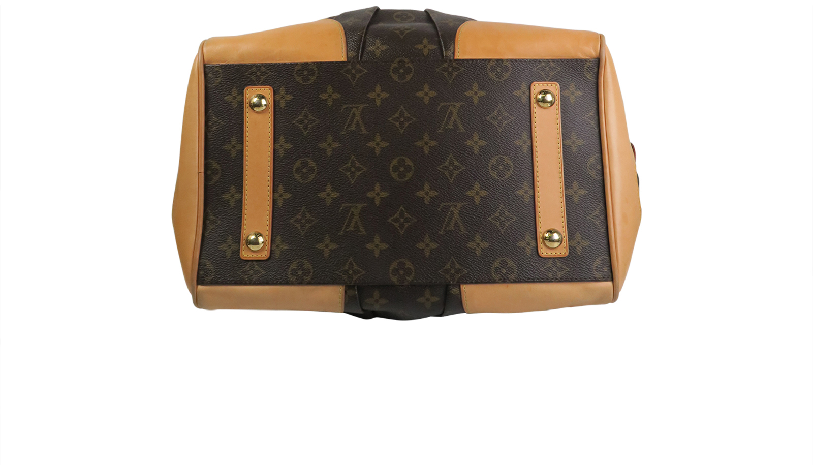 Stephen sprouse boston cloth tote Louis Vuitton Brown in Cloth - 20104516