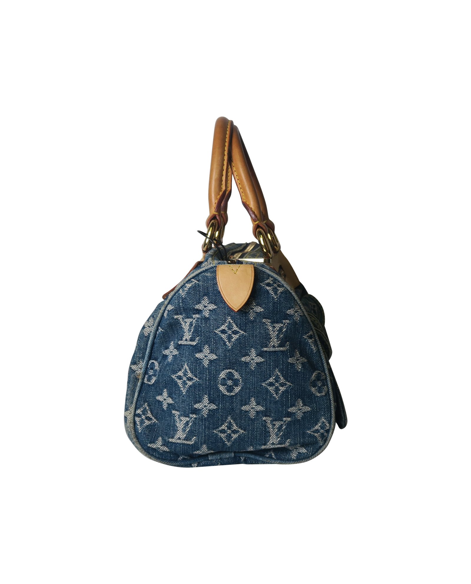 Louis Vuitton Neo Speedy Handbag Blue Monogram Denim M95019 SP1005 97625