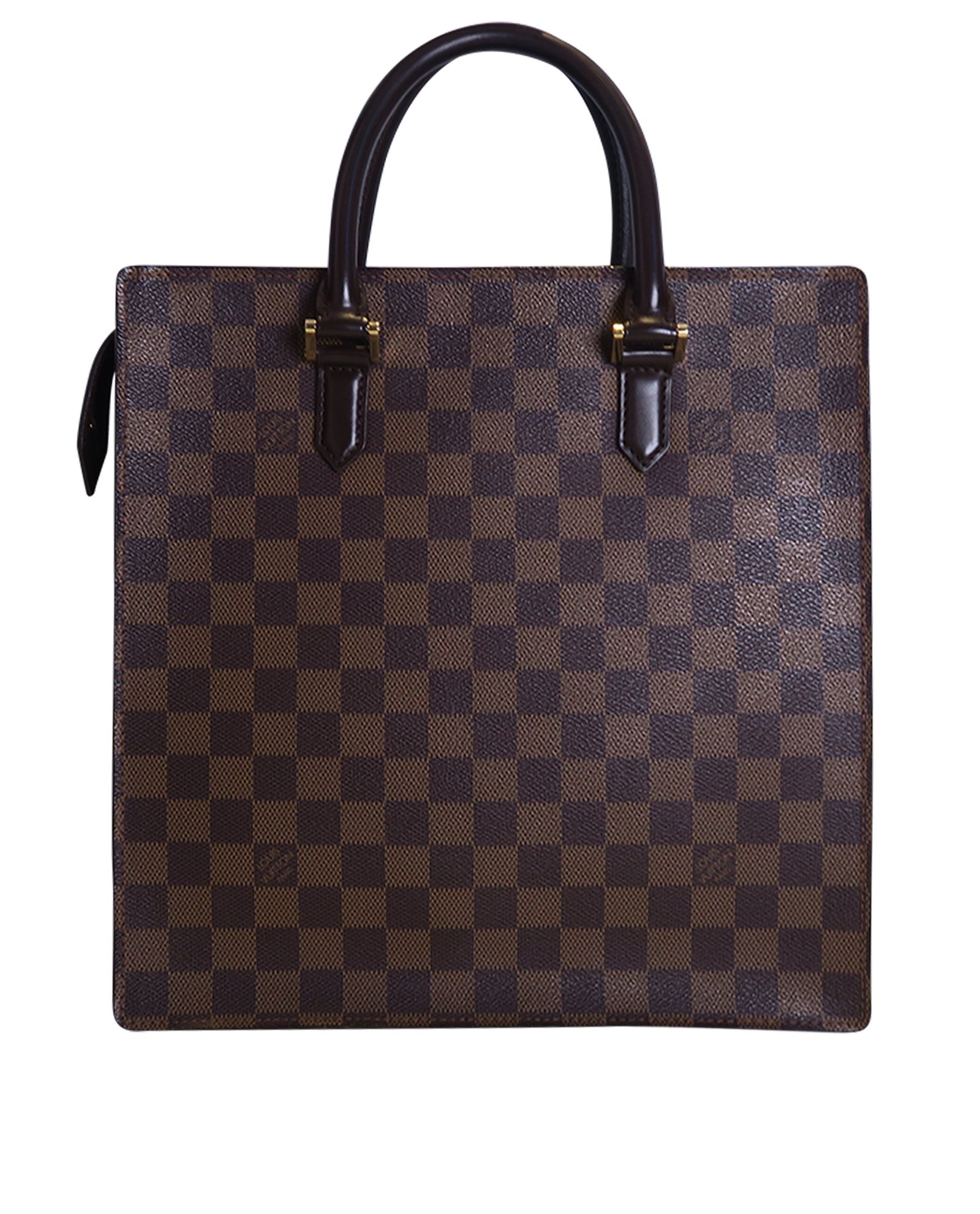 Vintage Damier Ebene Sac Plat Bag, Louis Vuitton Designer