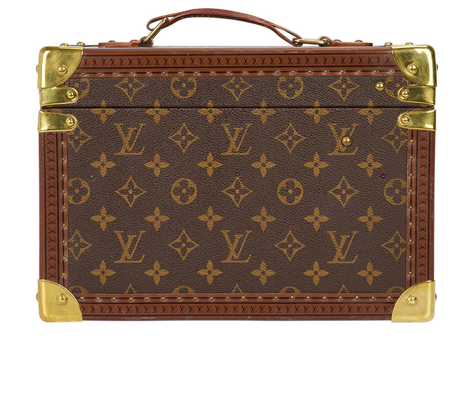 Louis Vuitton Monogram Trunk Boite Flacons Beauty Vanity Case