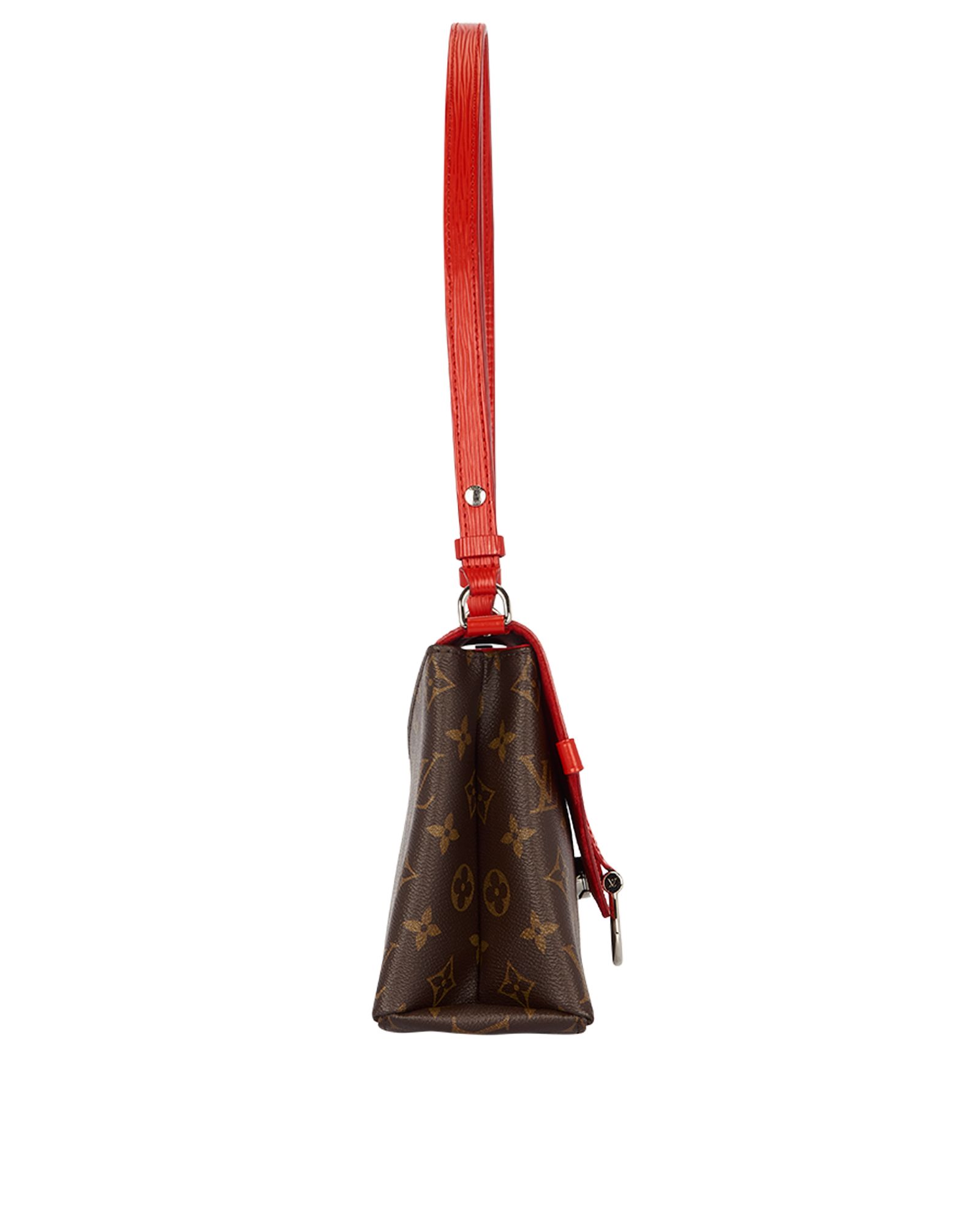 LOUIS VUITTON Saint Michel Monogram Epi Shoulder Bag Red