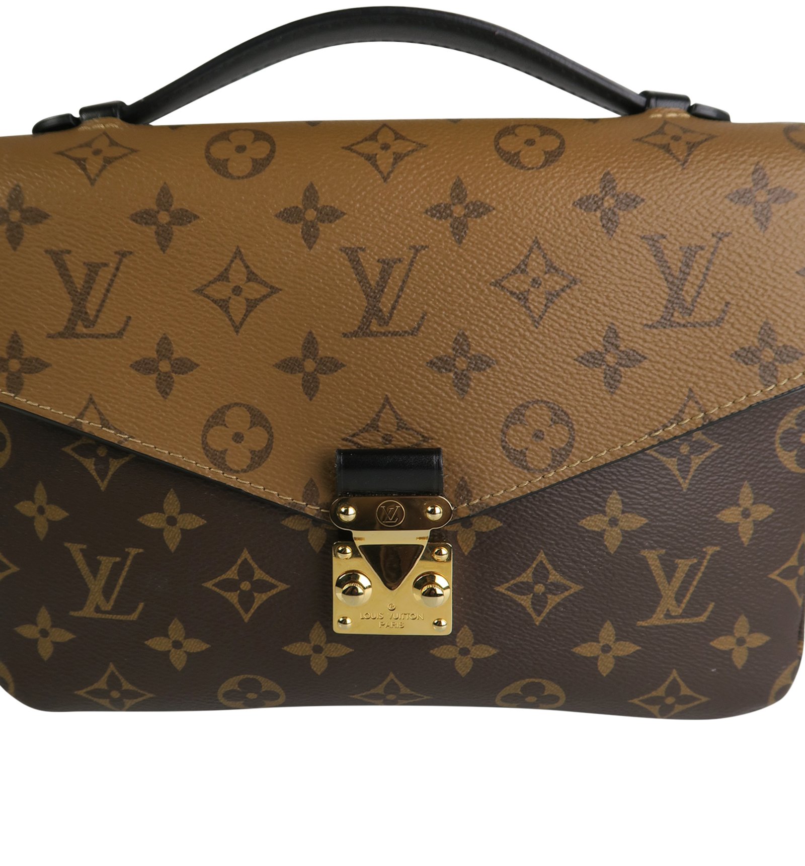 Reveal of Louis Vuitton Pochette Metis reverse monogram and comparison to  original monogram 