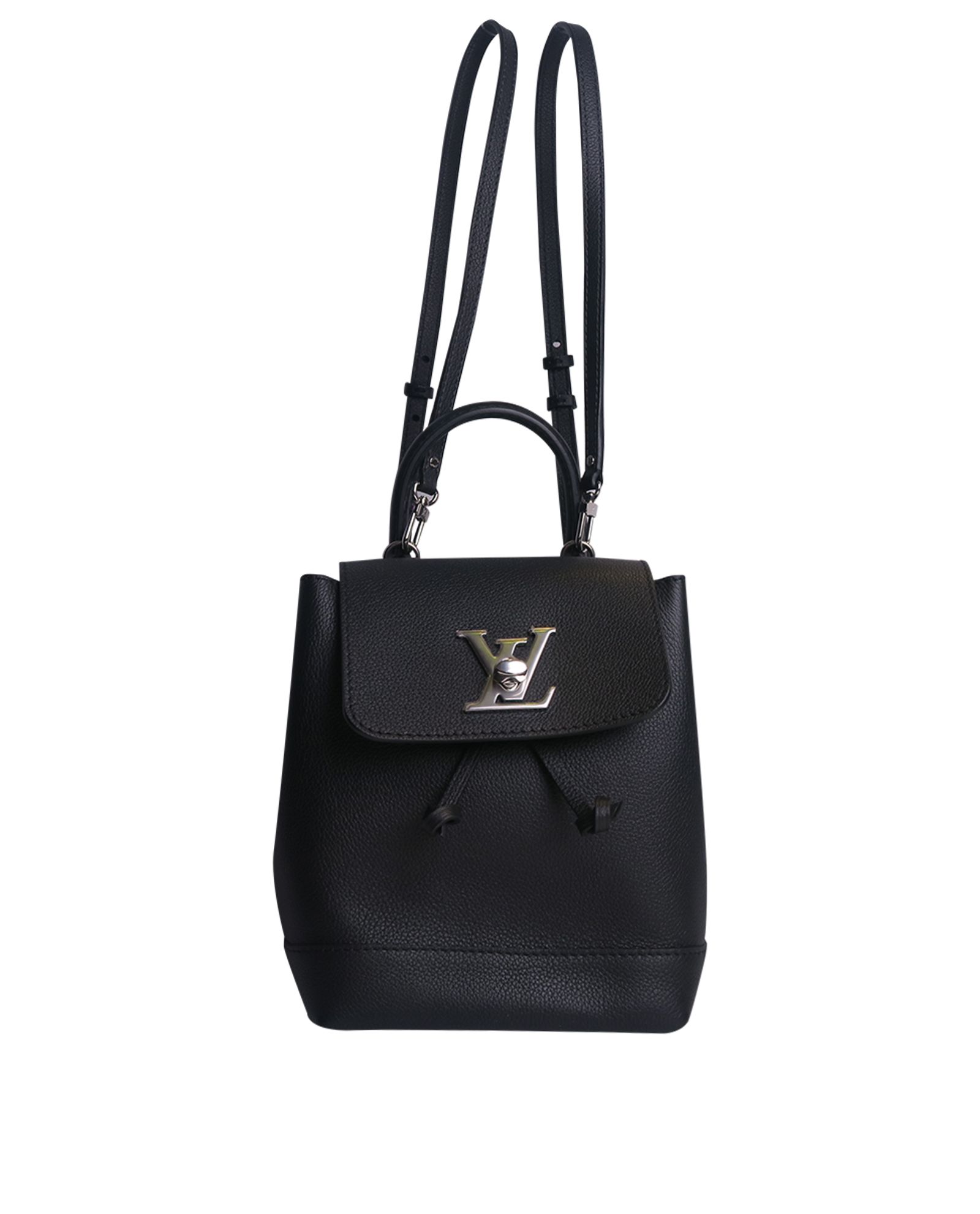 Louis Vuitton Black Leather Mini Lockme Backpack Louis Vuitton