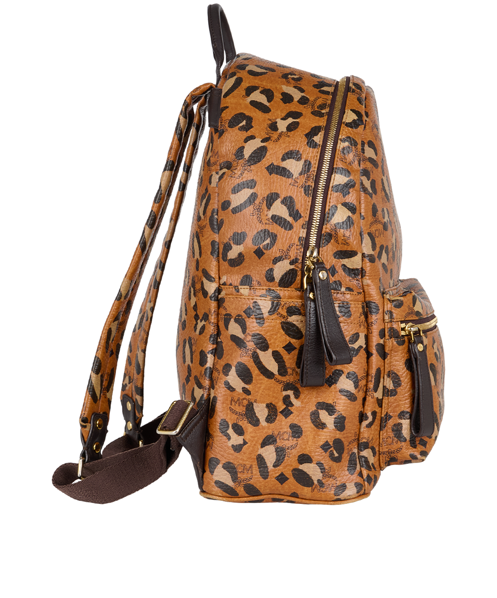 Pre-loved Leopard Print Backpack - £200 display picture 3
