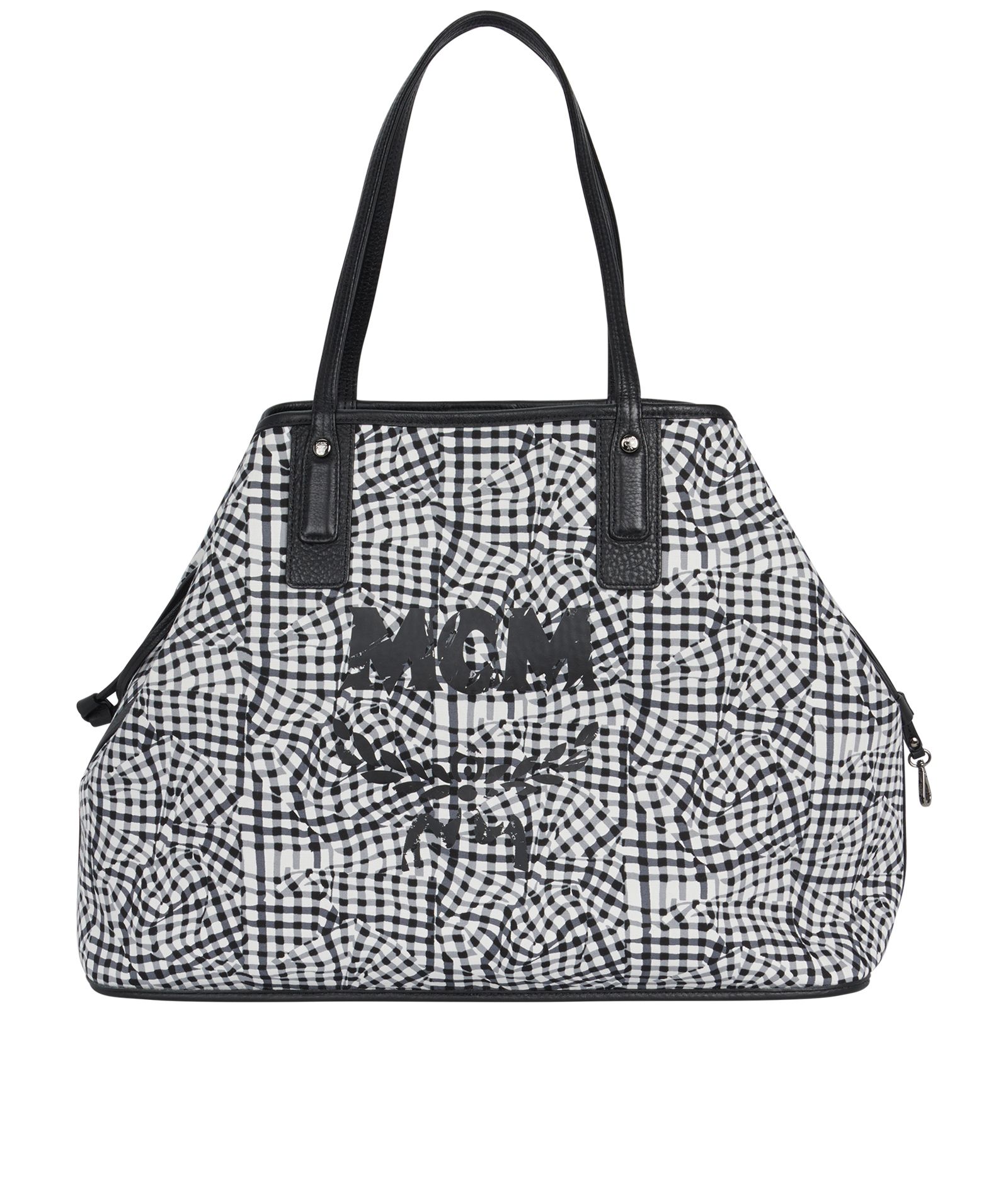 Mcm Liz Reversible Leather Tote Bag - White