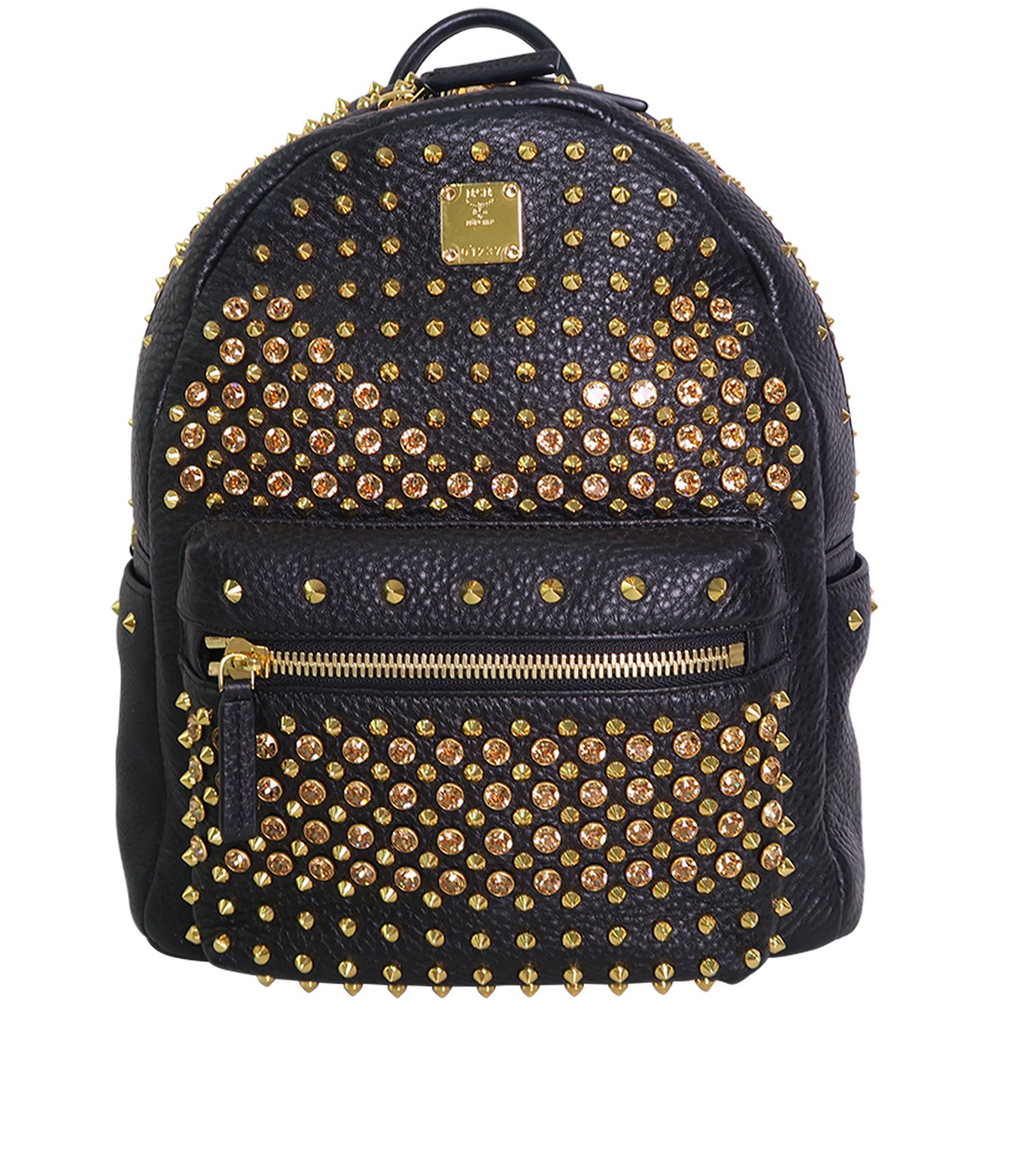 Leather Backpacks Mcm Studded Bag Stark Studded Backpack S, MCM