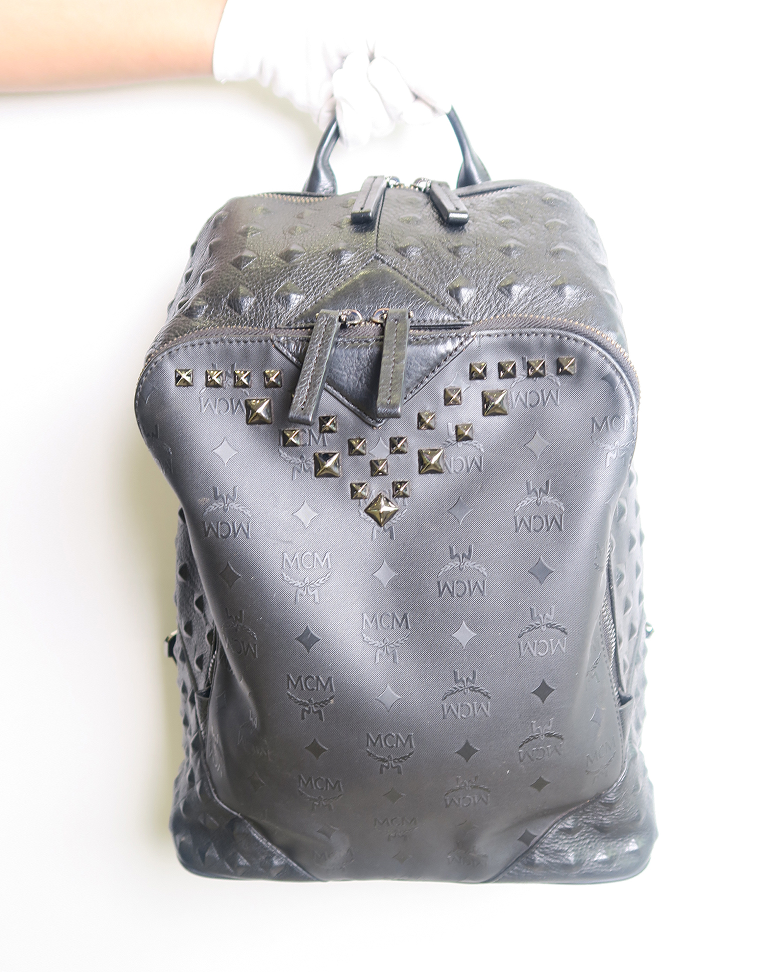 Duke Embossed Backpack, MCM Designer Exchange Buy Sell Exchange