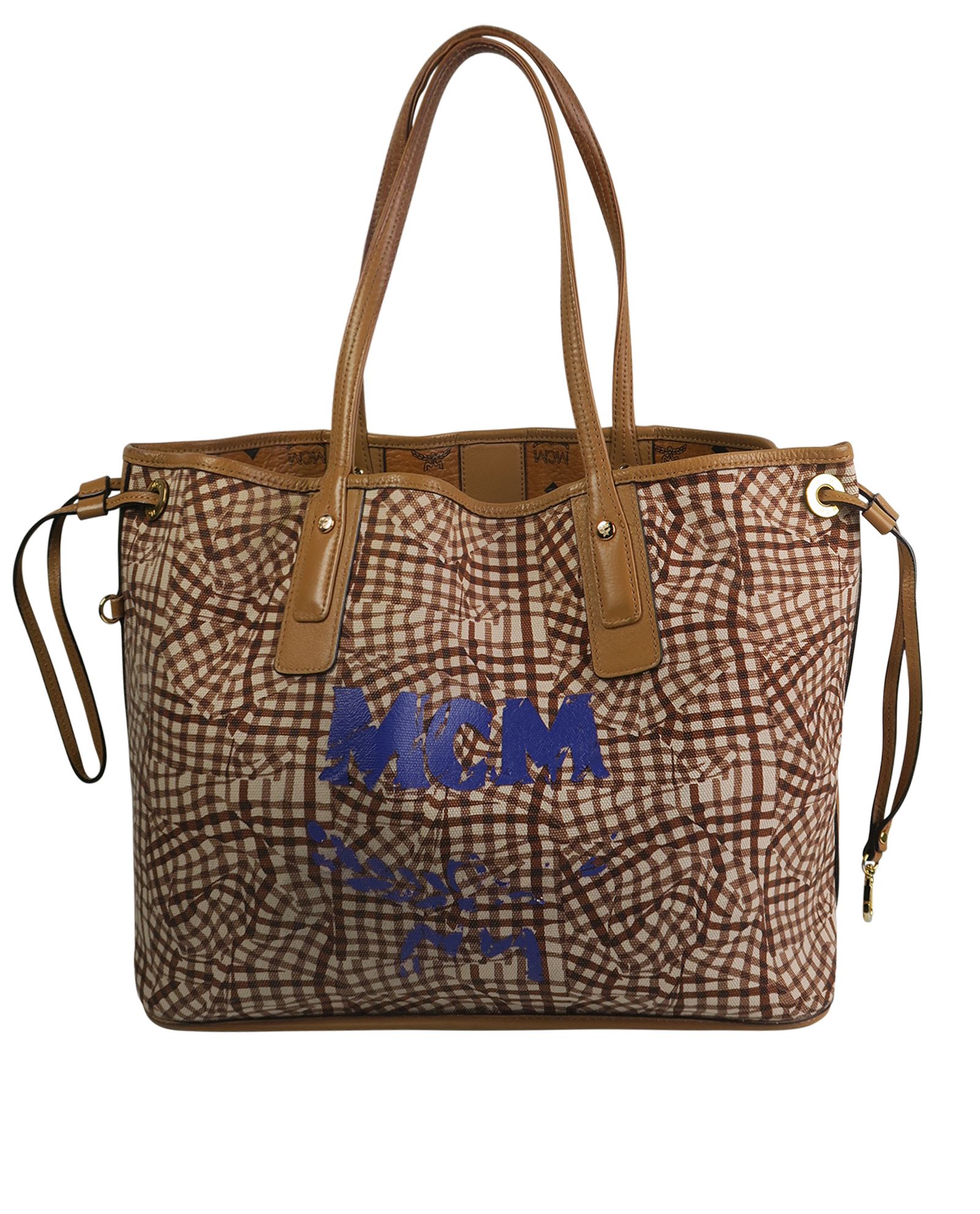 Liz Reversible Shopper Tote Liz Wendeshopper In Visetos Mcm Mcm