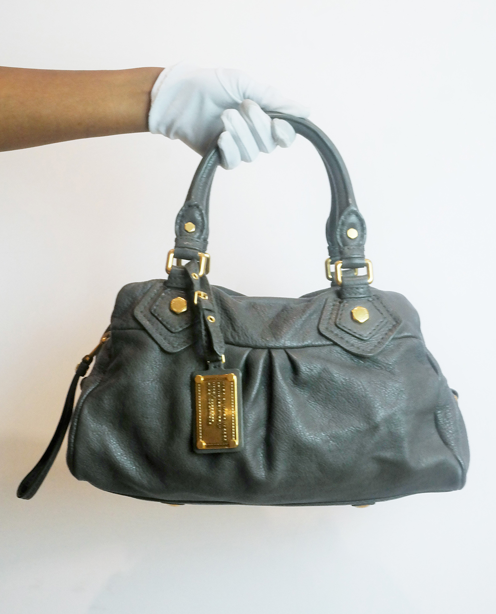 MBMJ Classic Q Leather 2Way Satchel 3391 Marc Jacobs M0006339 New 