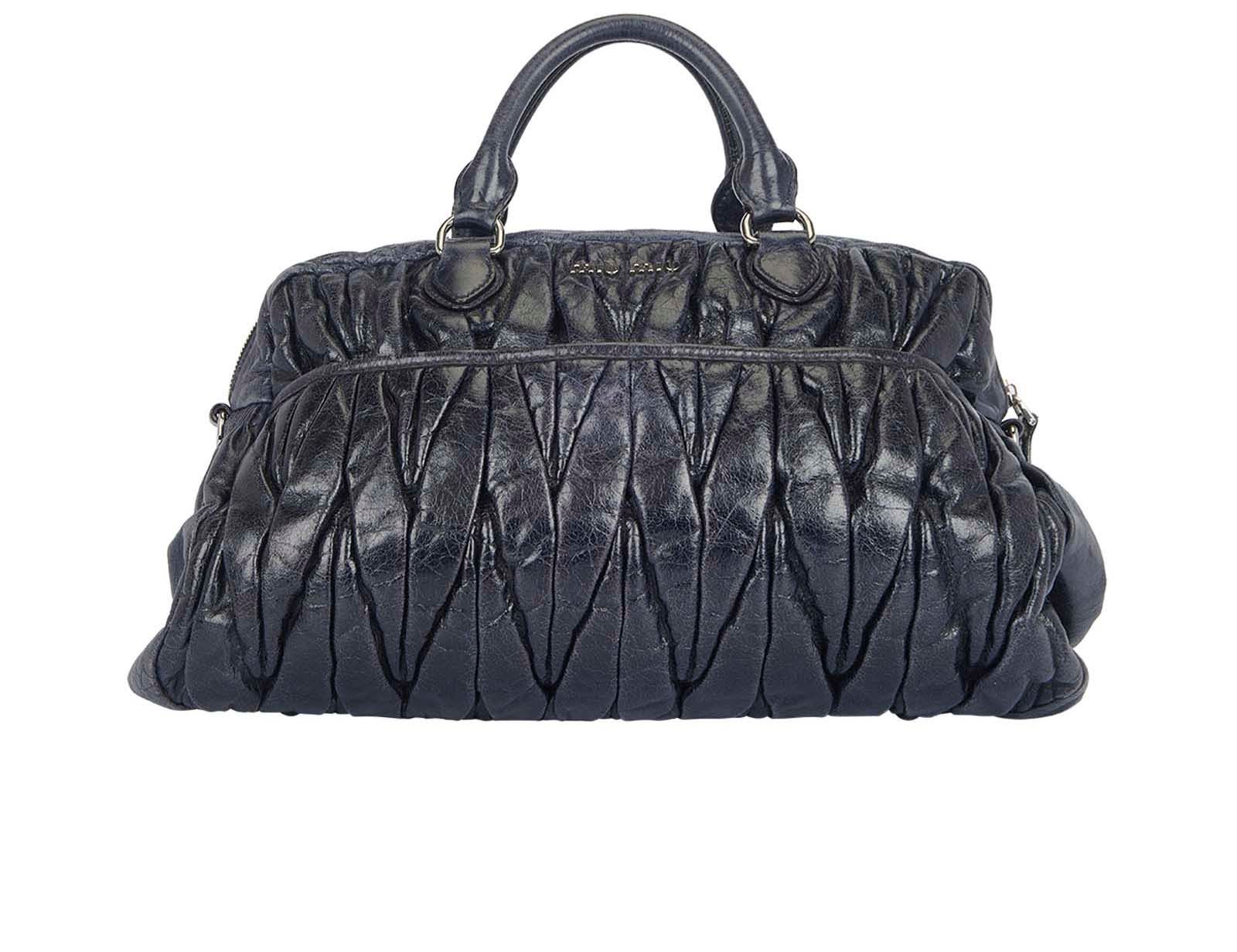 Large Matelasse Shoulder Bag, Miu Miu Designer Exchange Buy