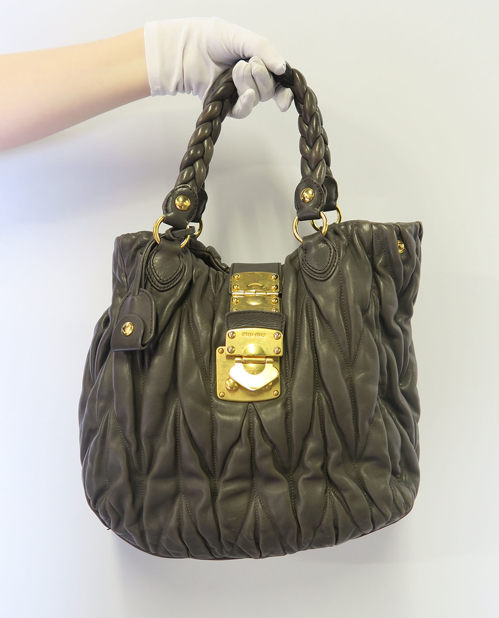 Pre-loved Argilla Matelasse Tote Bag - £130
