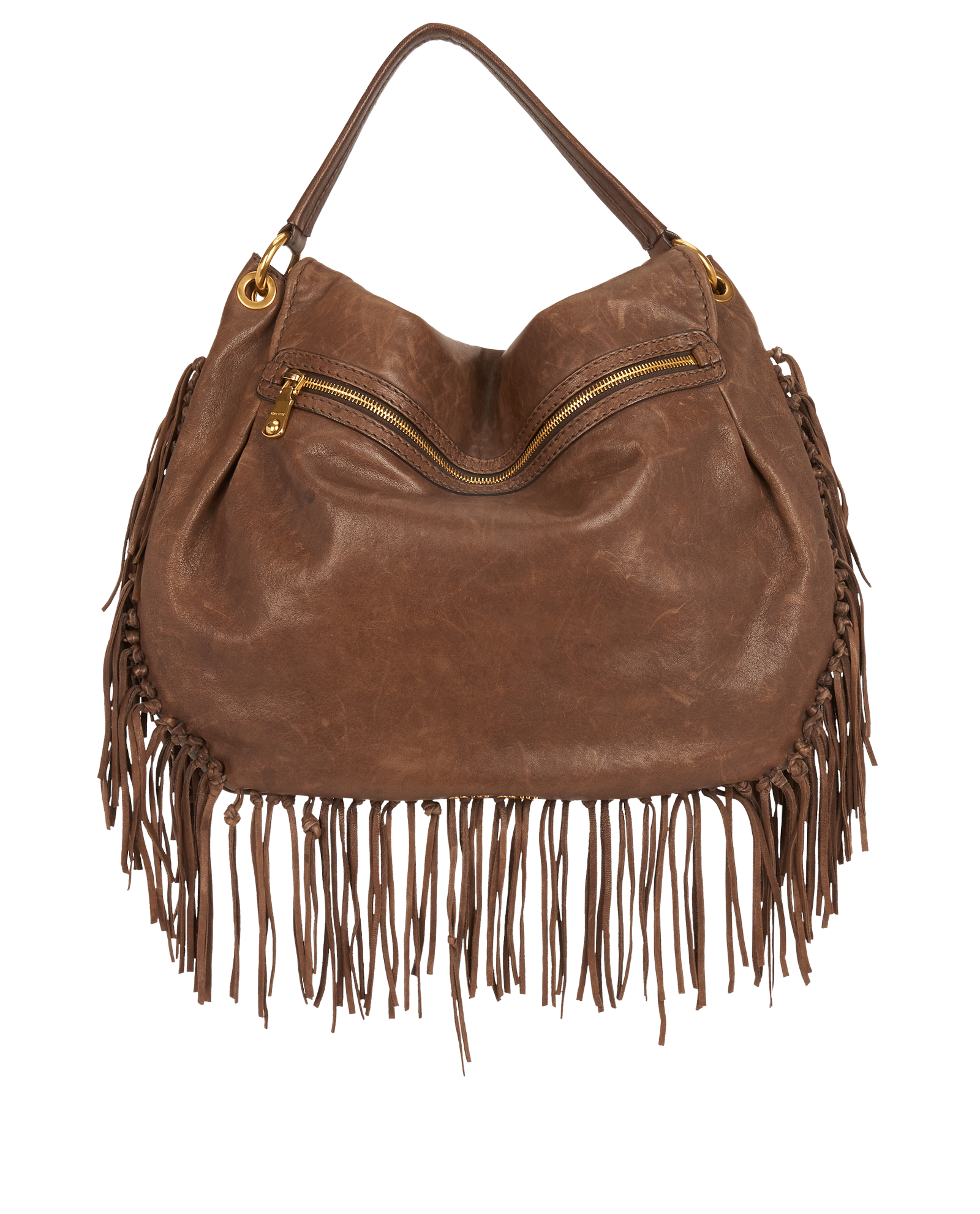Pre-loved Fringed Hobo Bag - £250