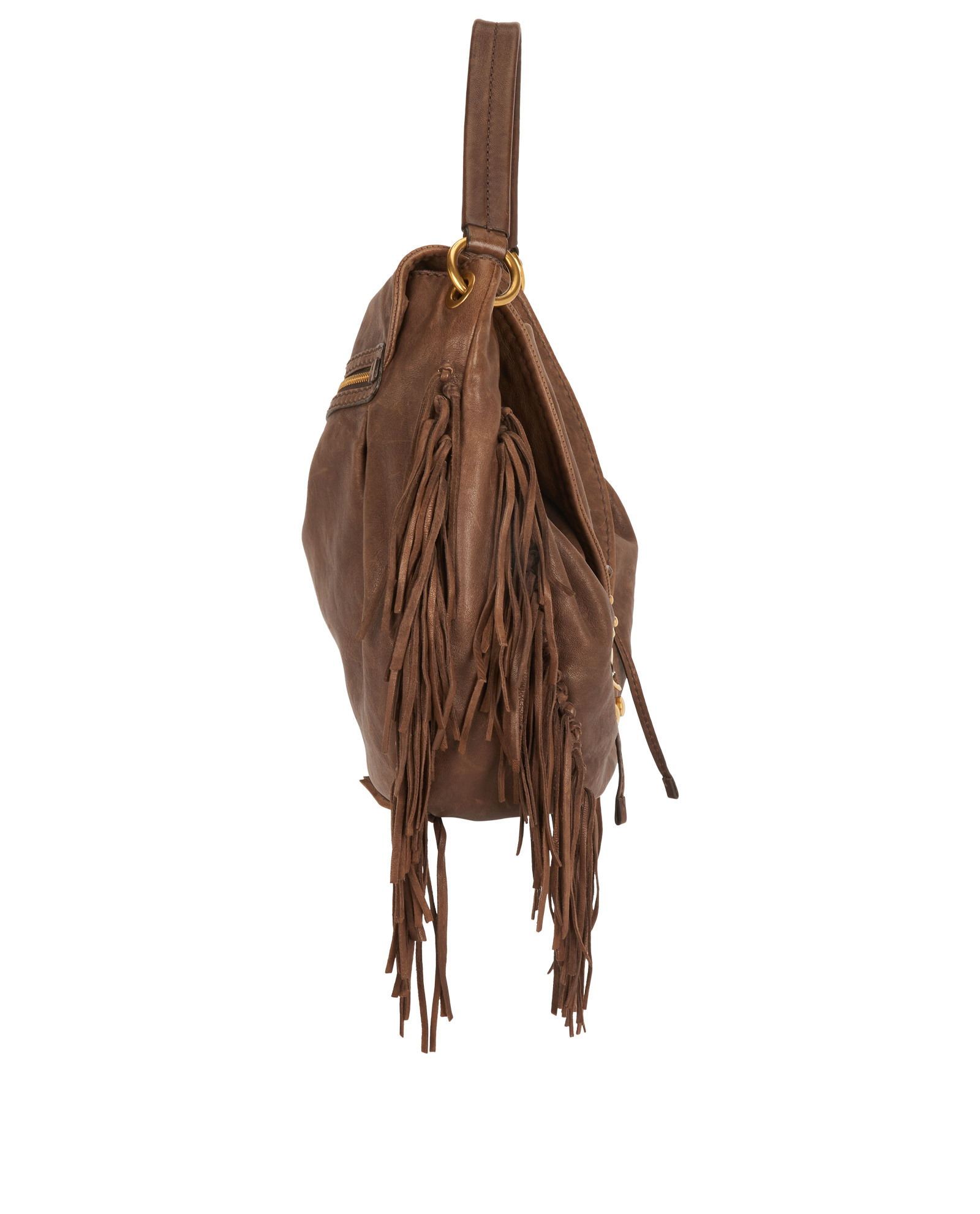 Pre-loved Fringed Hobo Bag - £250
