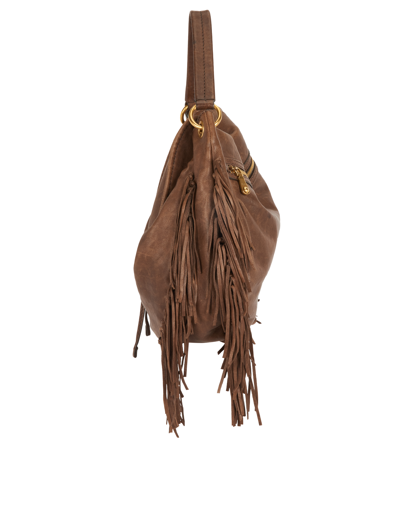 Pre-loved Fringed Hobo Bag - £250