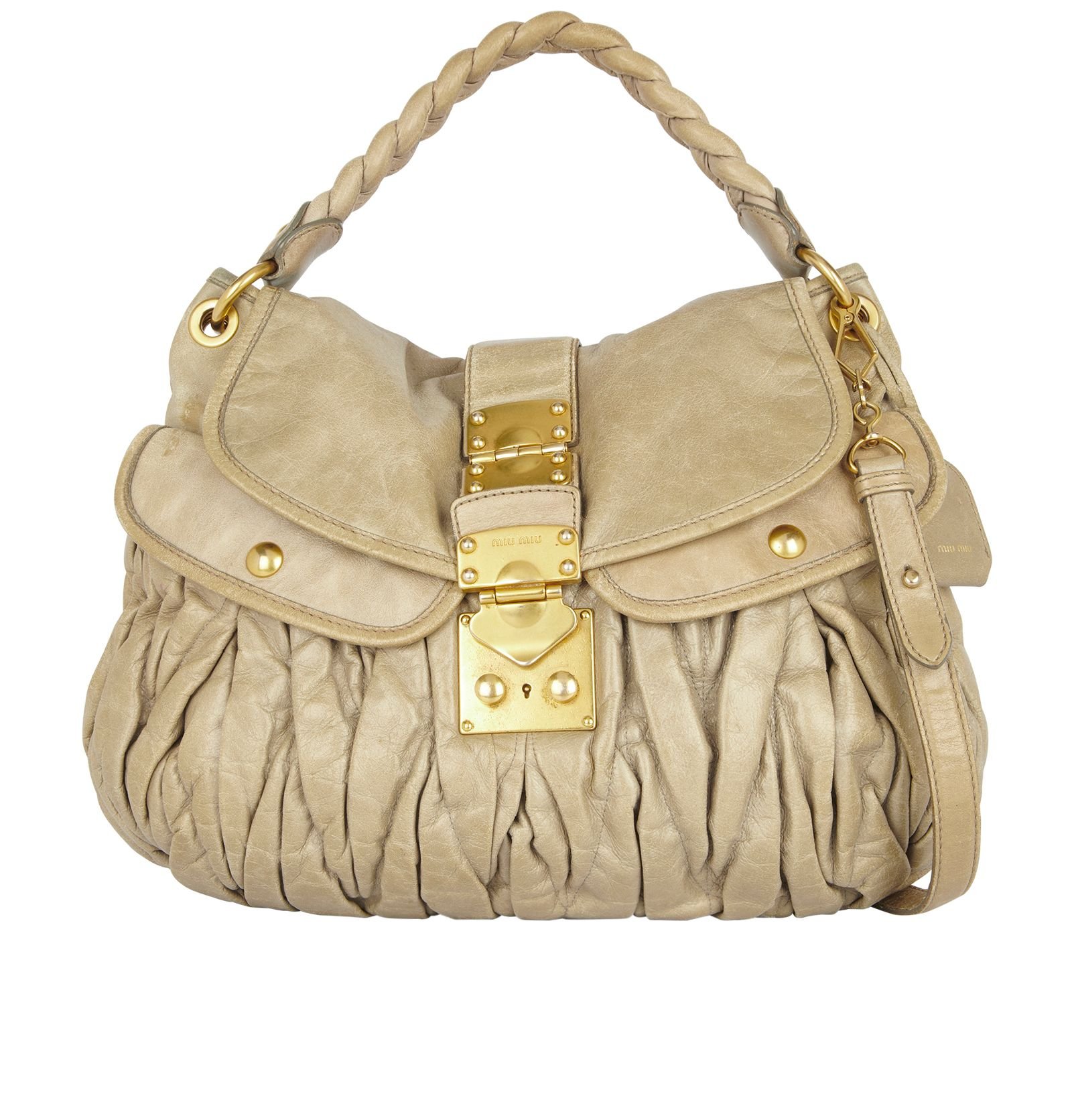 Matelassé Coffer Hobo, Miu Miu Designer Exchange Buy Sell Exchange