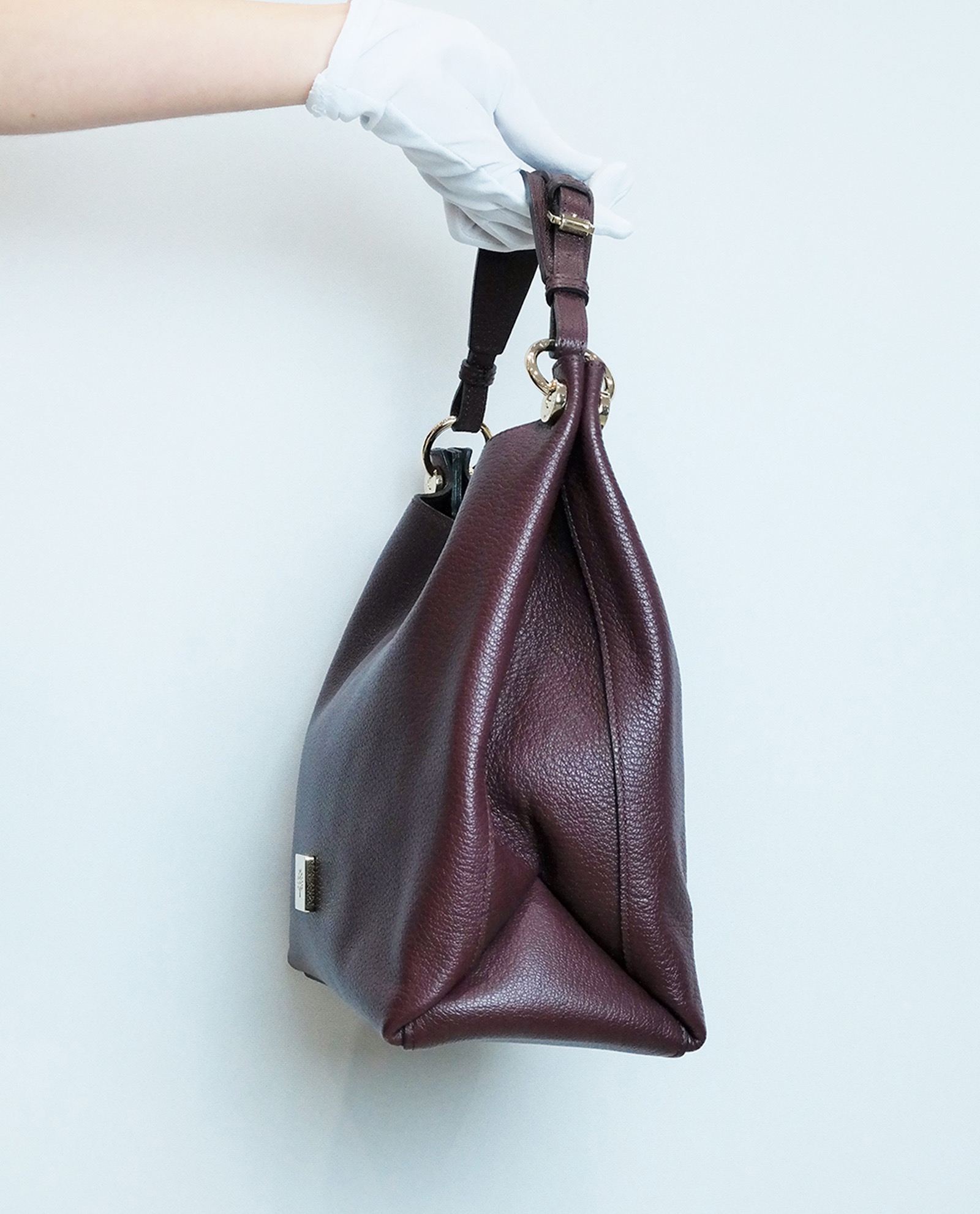 Mulberry Freya Small Leather Hobo Bag, Rose Petal