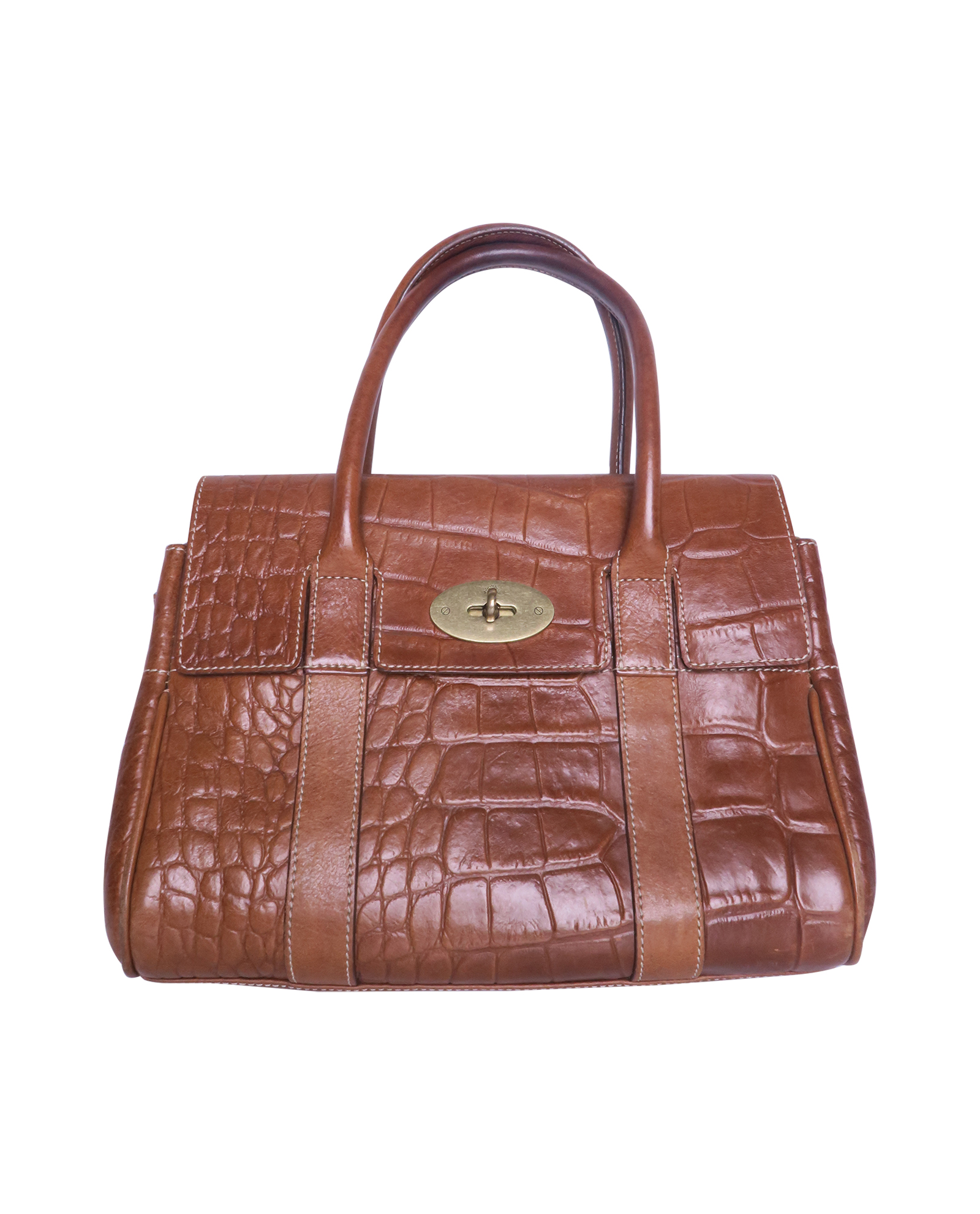 Small Croc Embossed Bayswater, Mulberry Designer Exchange Buy