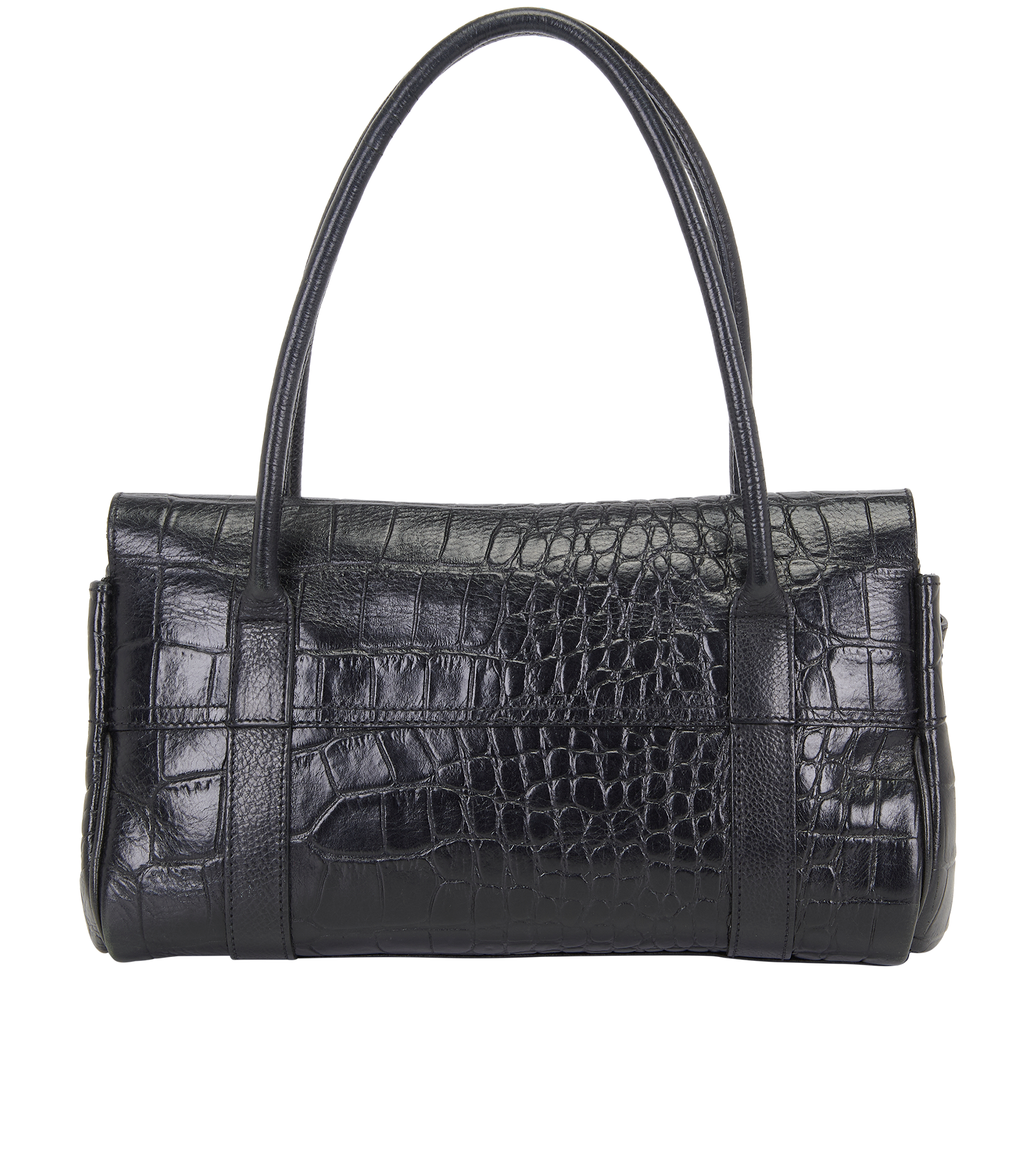 Pre-loved Croc-Embossed East West Bayswater - £450