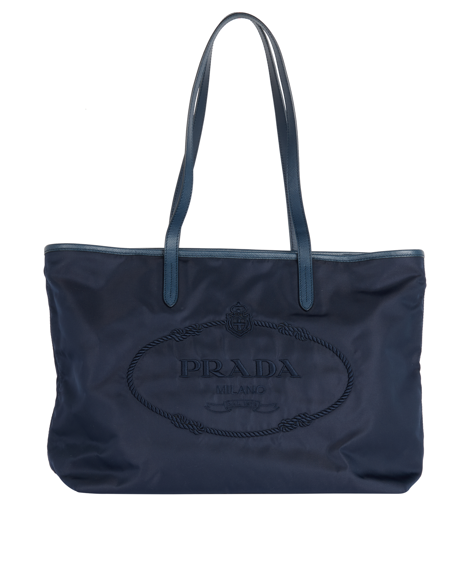 Logo Shopping Tote, Prada Designer Exchange Buy Sell Exchange
