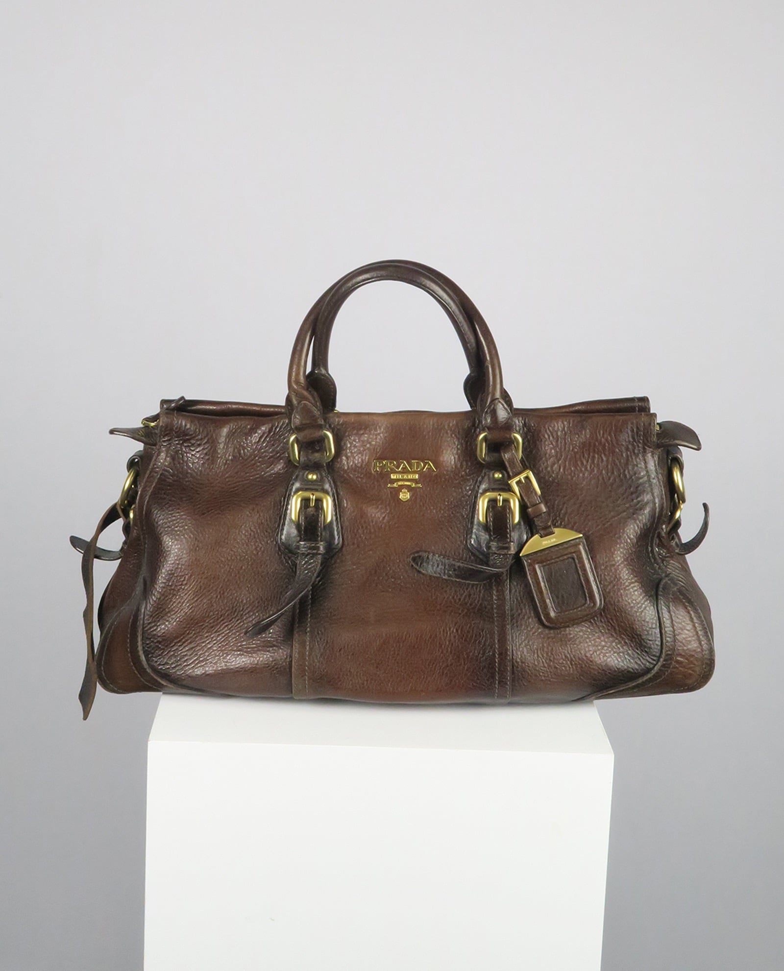 Pre-loved Belted Cervo Antik Satchel - £195