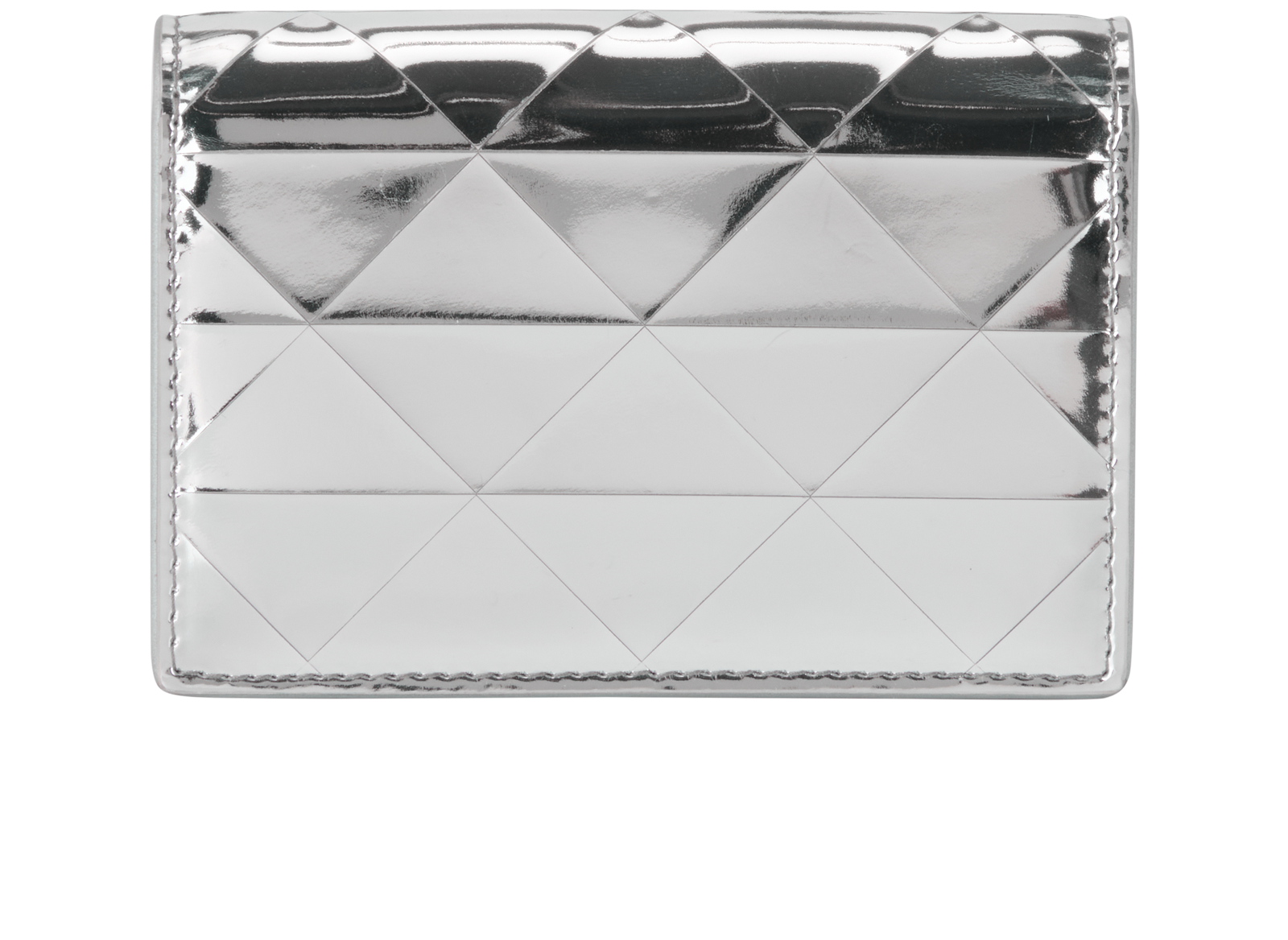 Pre-loved Mini Triangle Wallet On Chain - £510