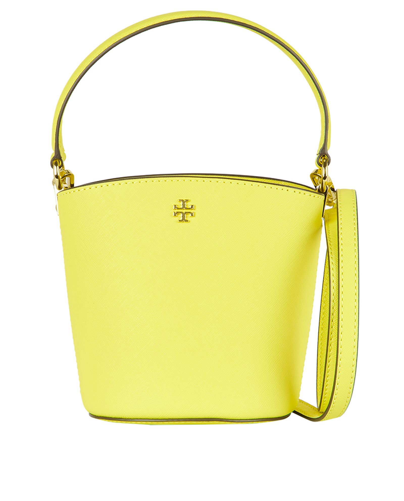 NWT 100% AUTHENTIC Tory Burch emerson mini bucket bag Blue/Green/Yellow  $428 