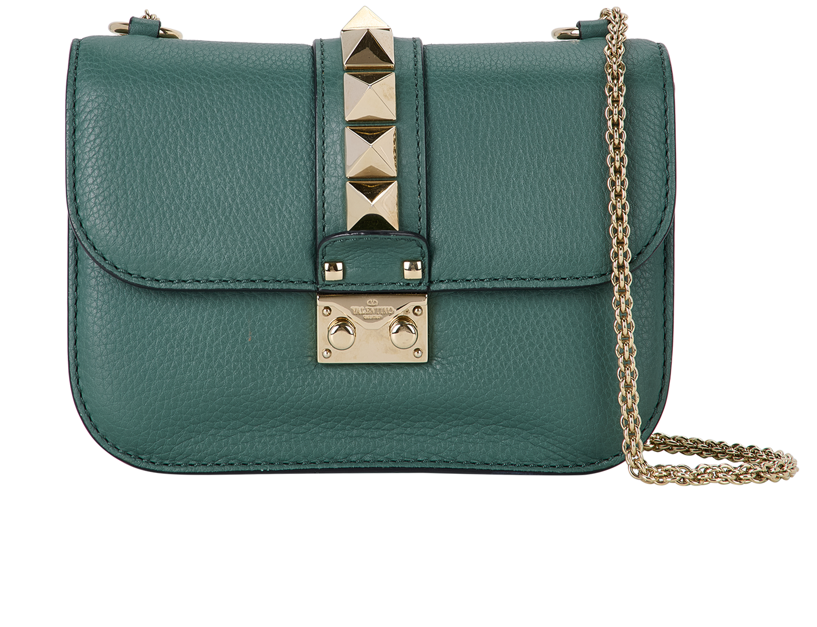 Rockstud Glamlock Shoulder Bag, Valentino Designer Exchange