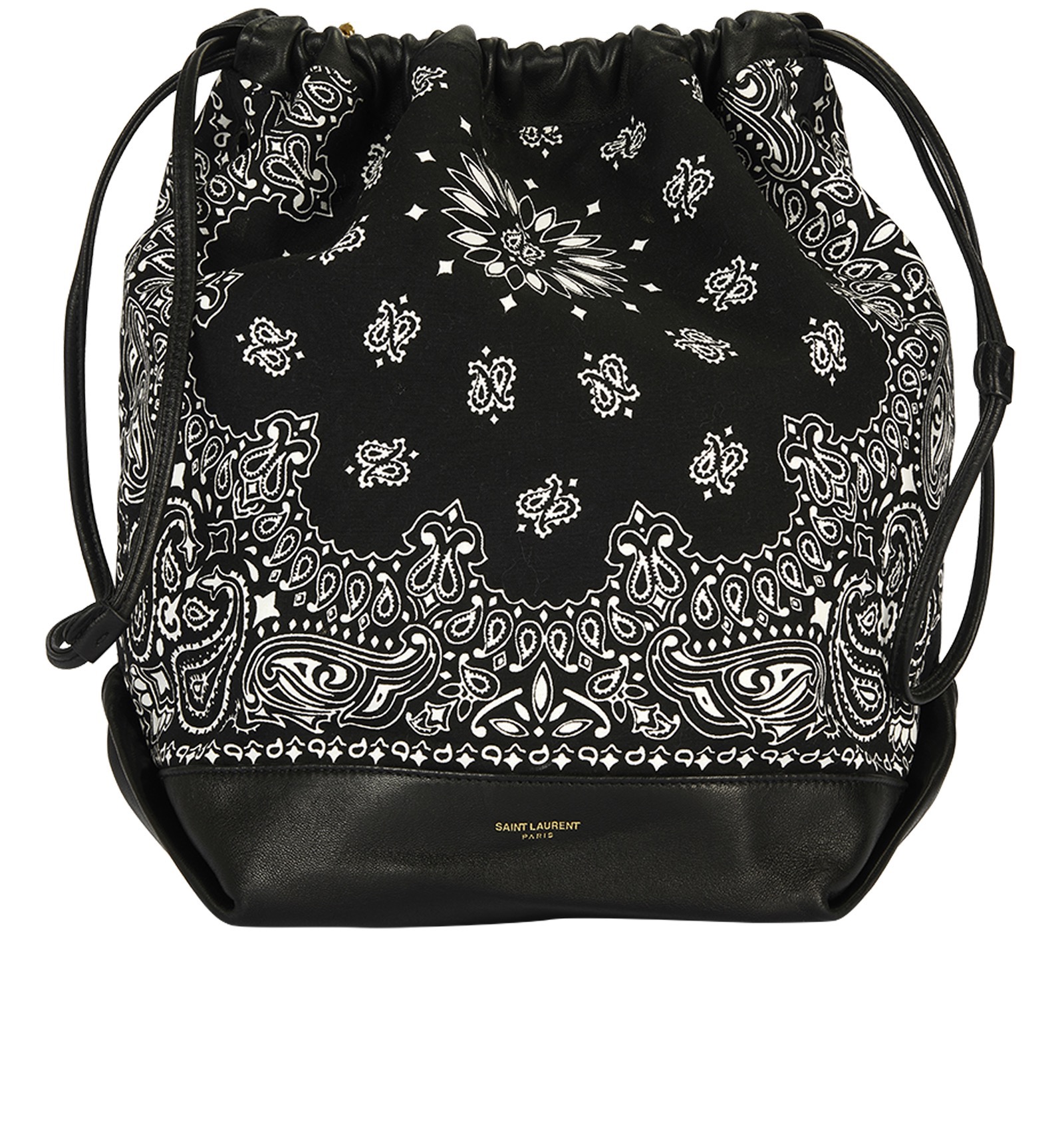 Printed Teddy Bucket Bag, Saint Laurent/YSL Designer Exchange