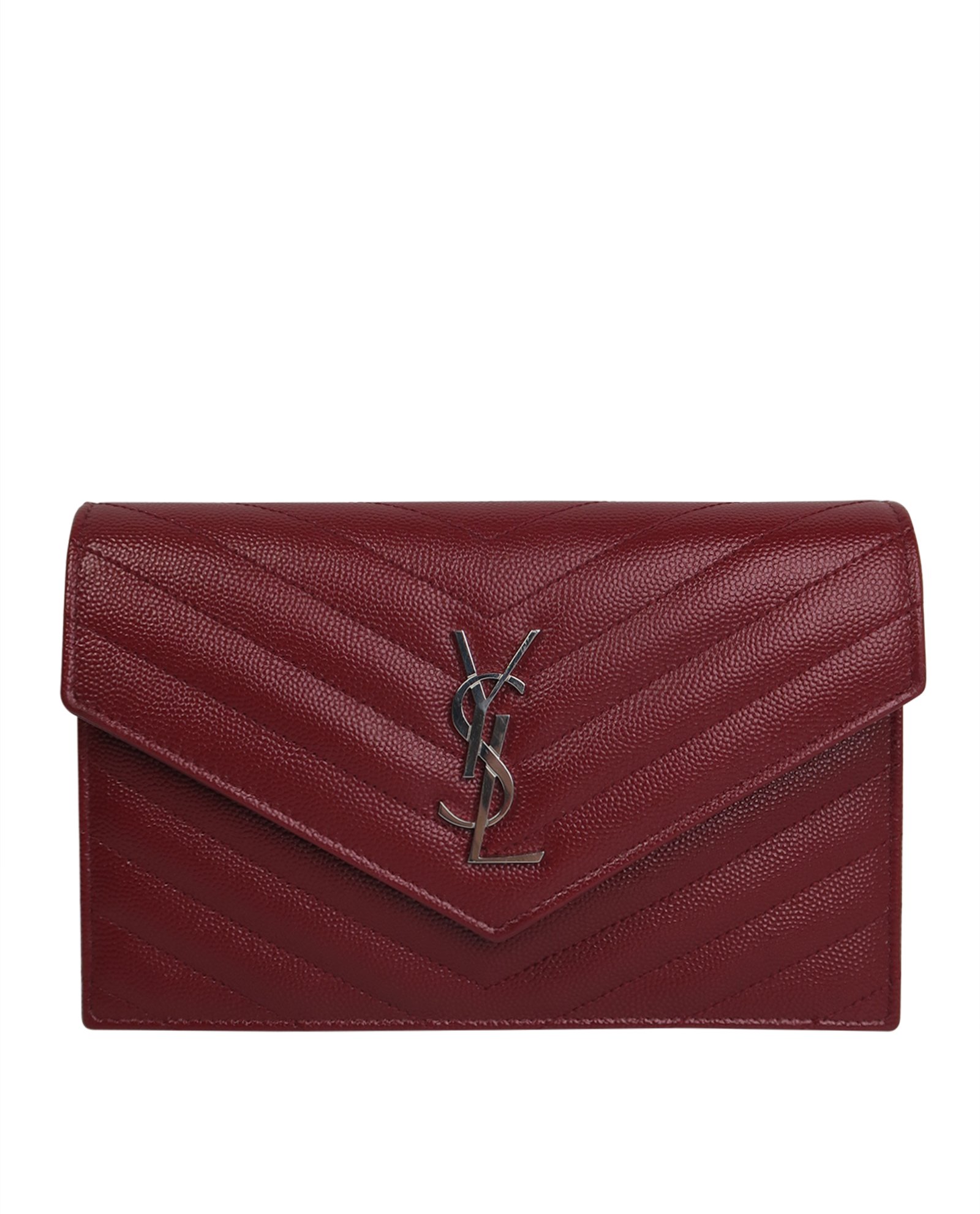 Chevron Envelope Chain Wallet, Saint Laurent/YSL Designer