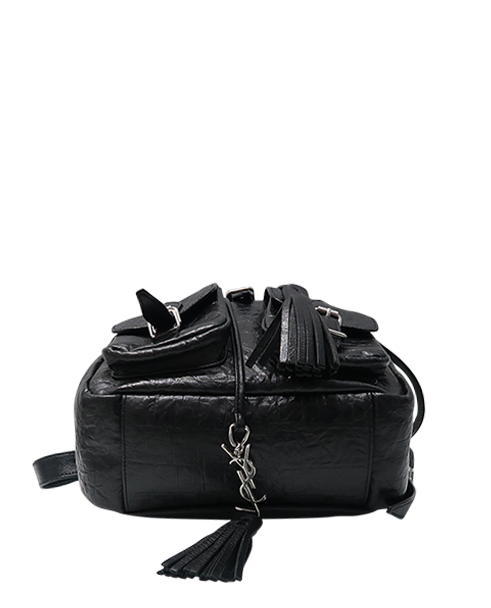 Festival leather backpack Saint Laurent Black in Leather - 30464711