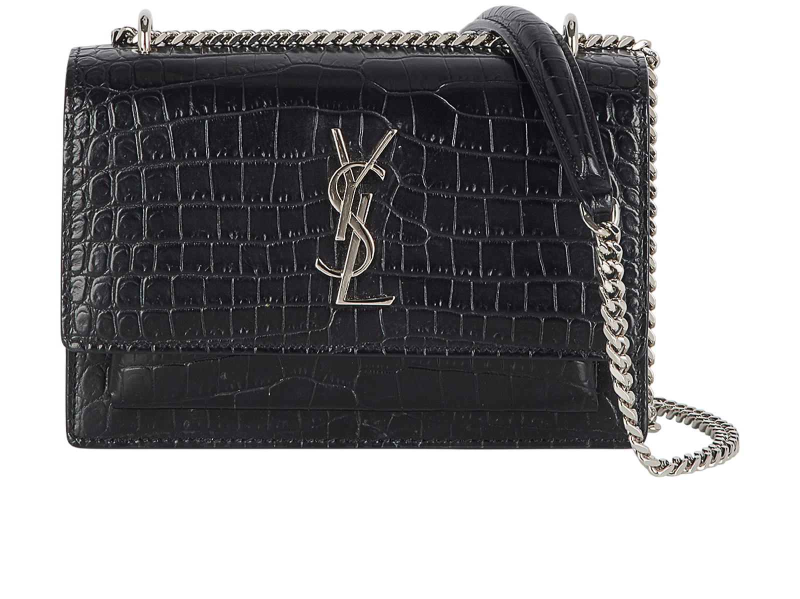 Croc Embossed Mini Sunset, Saint Laurent/YSL Designer Exchange