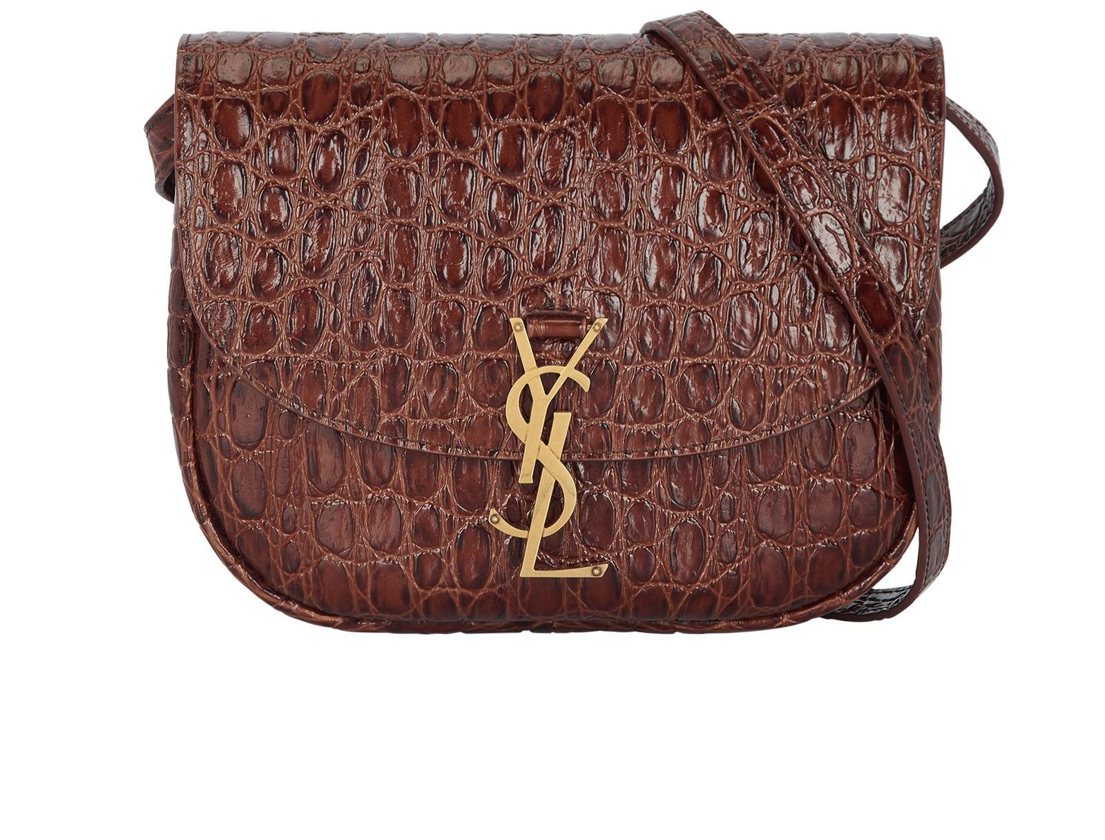 Yves Saint Ysl Small Kaia Bag Kaia Small Satchel Croc-Embossed