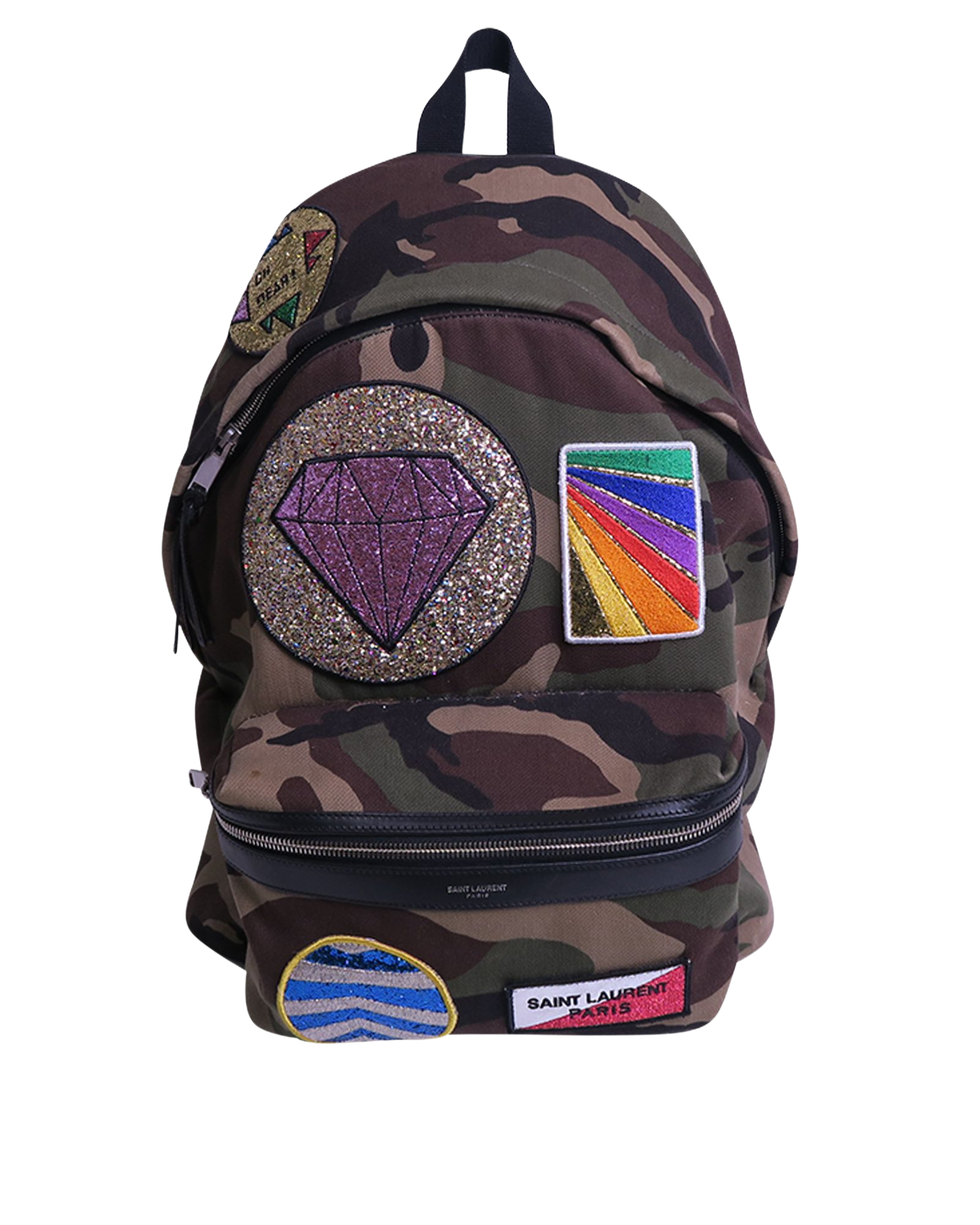 Multi Patch City Backpack, Saint Laurent/YSL Designer Exchange