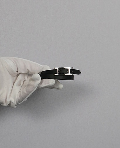 Hermes BeHapi Leather Bracelet, front view