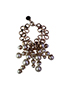 Christian Dior Cluster Drop Bracelet, back view