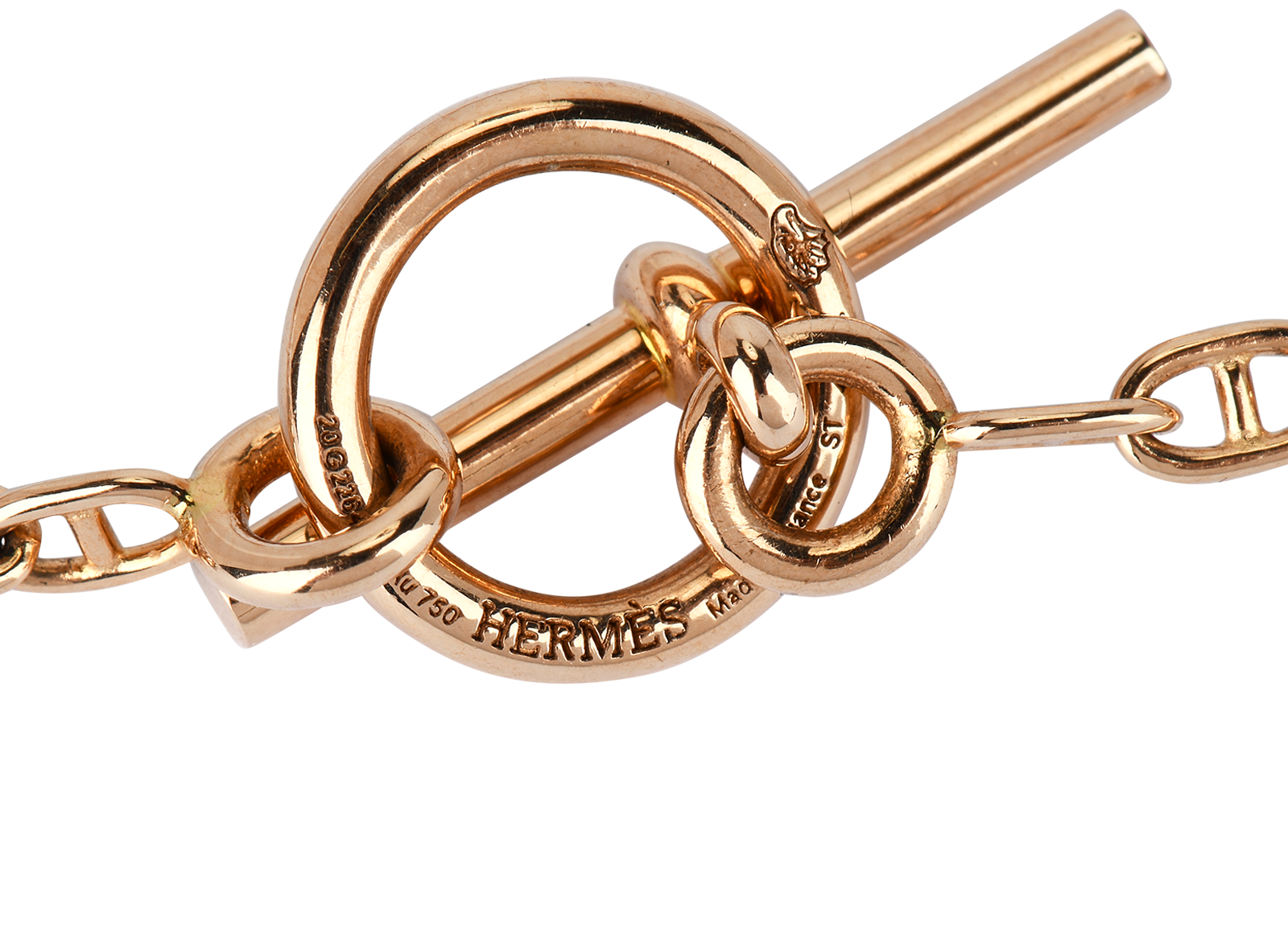 Hermes Farandole Bracelet, &pound;3,500, Jewellery, Rose Gold, Rose Gold, Other view