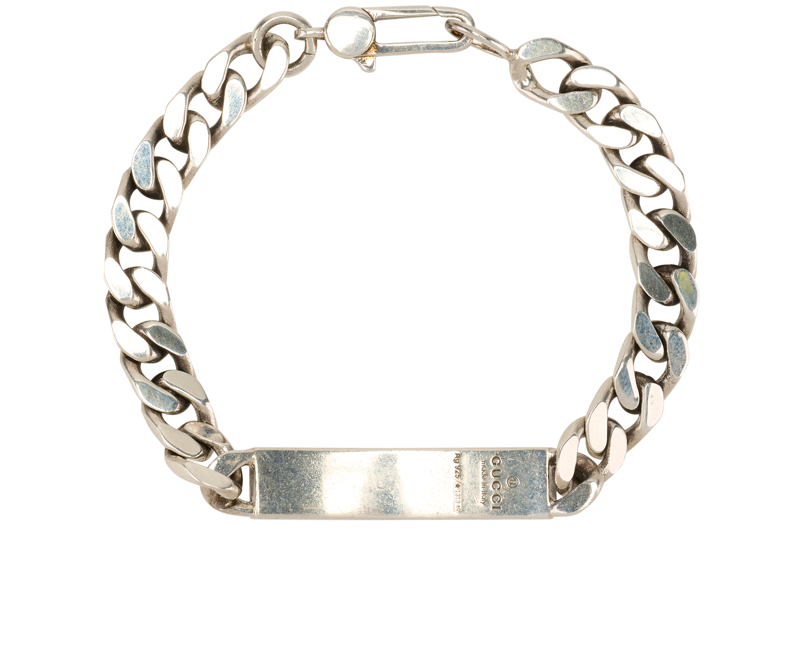 Gucci Ghost Bracelet, &pound;120, Jewellery, Silver, Sterling Silver, Back view