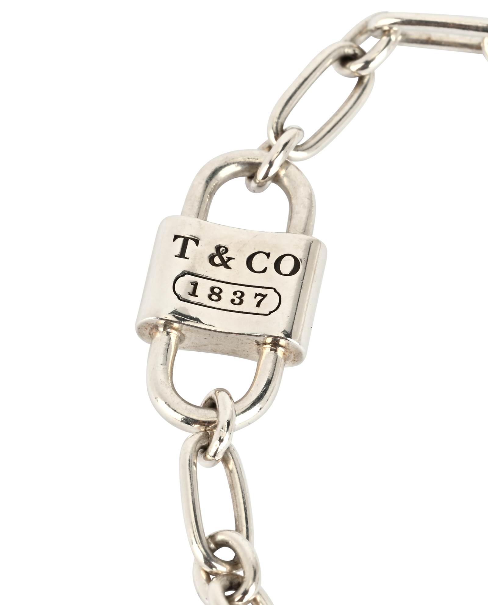 Tiffany 1837 Double Lock Small Bracelet, &pound;260, Jewellery, Silver, Sterling Silver, Other view