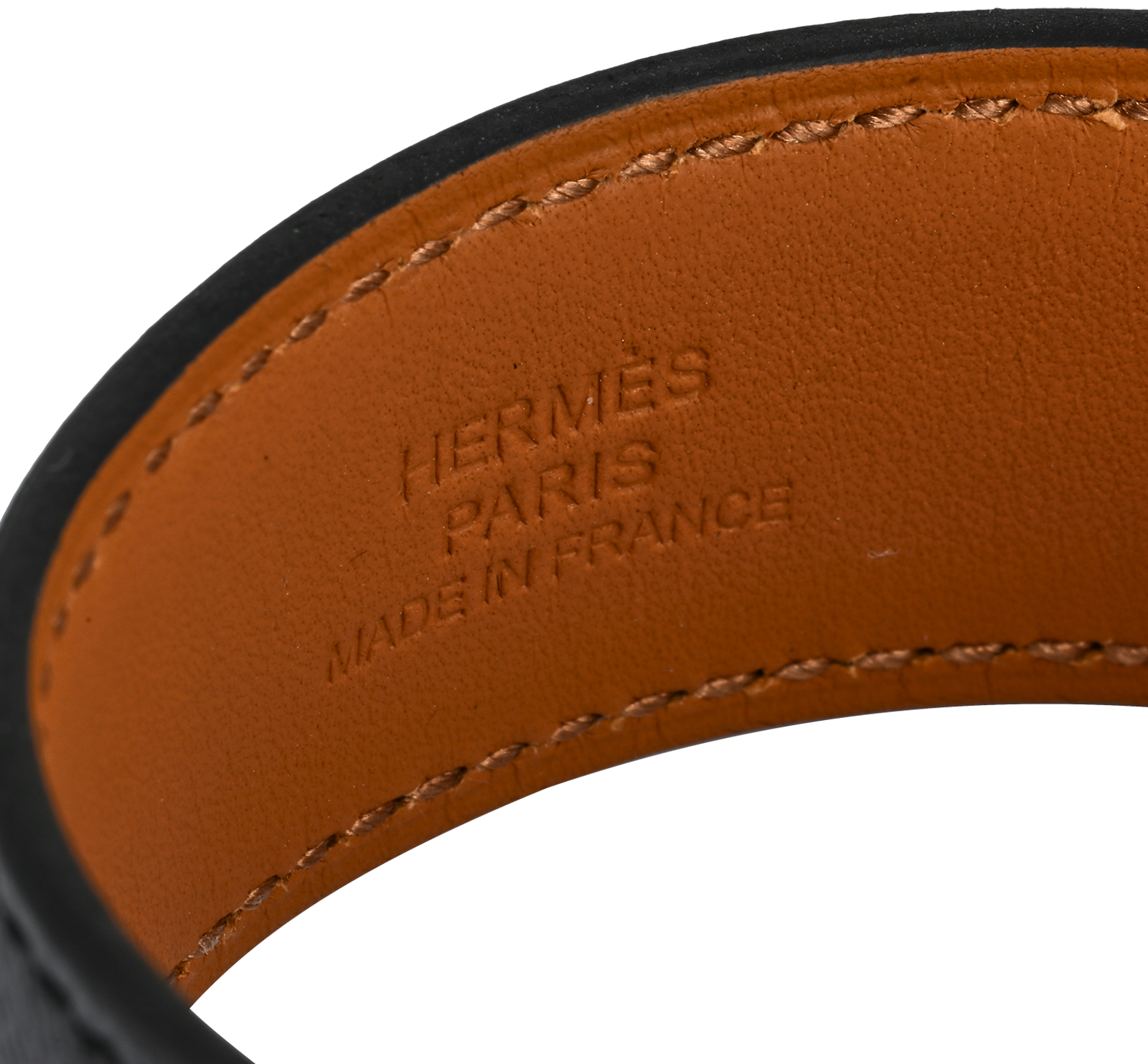 Hermes Collier De Chien 24, &pound;450, Jewellery, Black, Pony / Calfskin, Other view