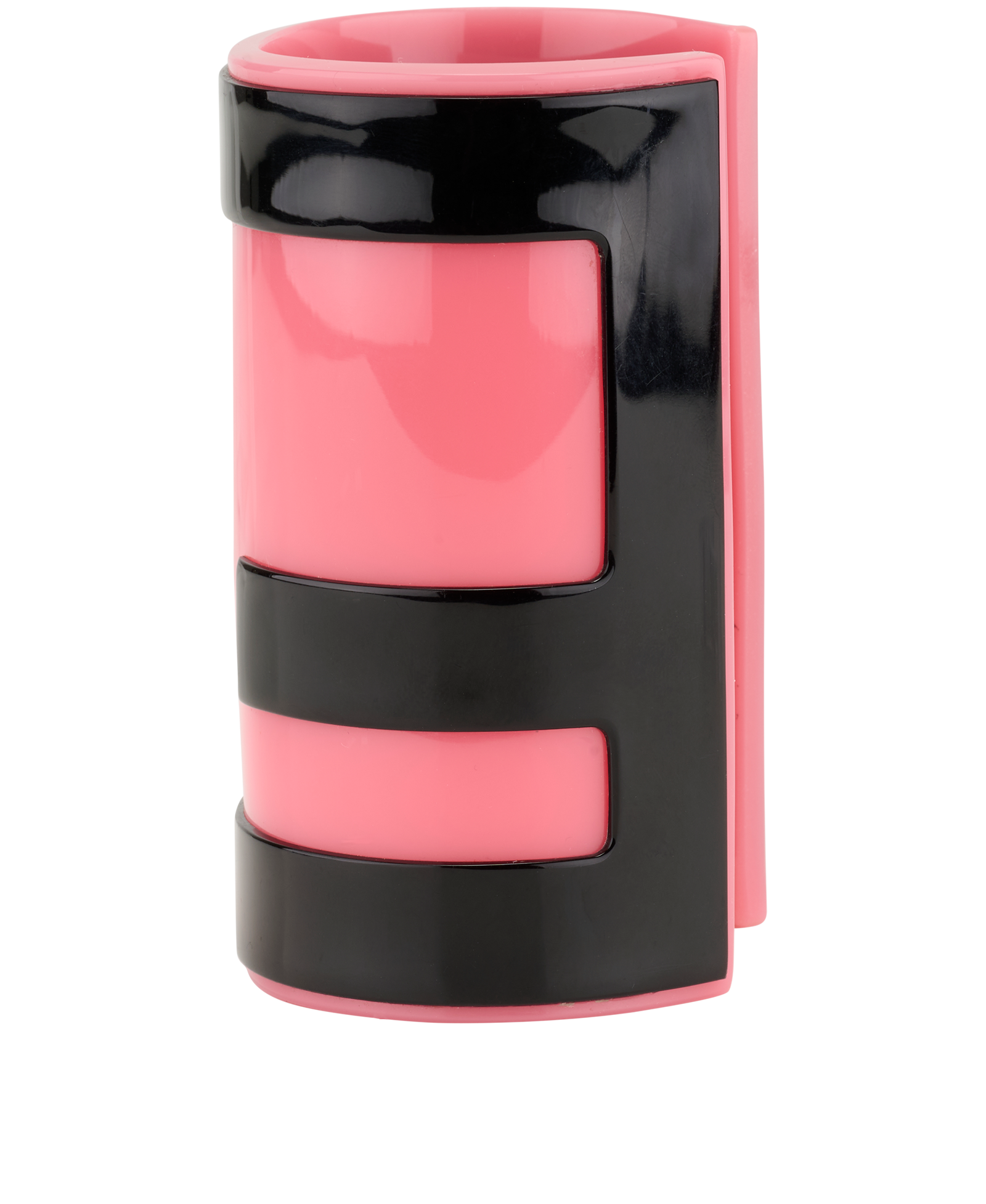 Fendi FF Cuff, &pound;150, Jewellery, Black/Pink, Acetate, Bottom view