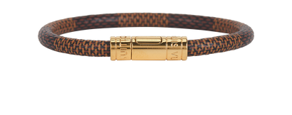 Louis Vuitton Keep It Bracelet, &pound;120, Jewellery, Brown, Canvas, Front view