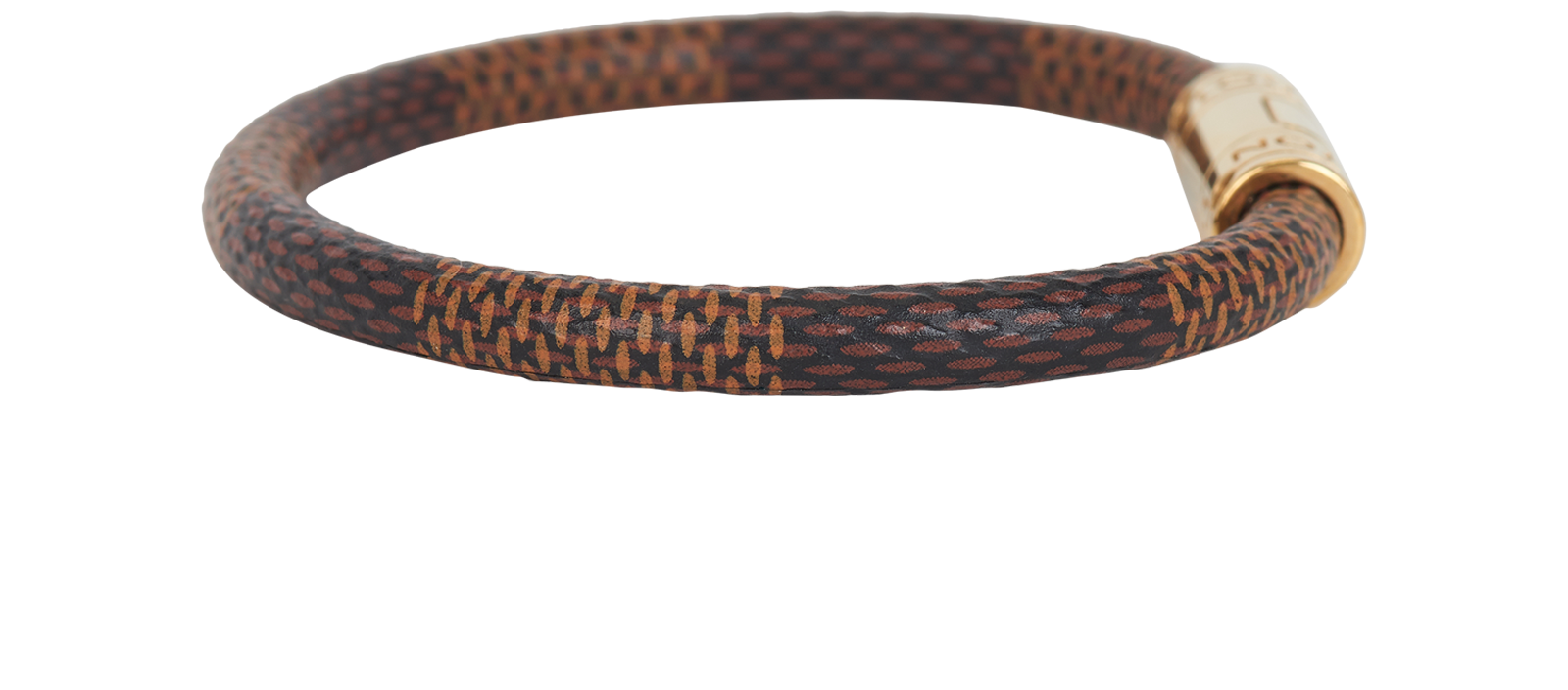 Louis Vuitton Keep It Bracelet, &pound;120, Jewellery, Brown, Canvas, Side view